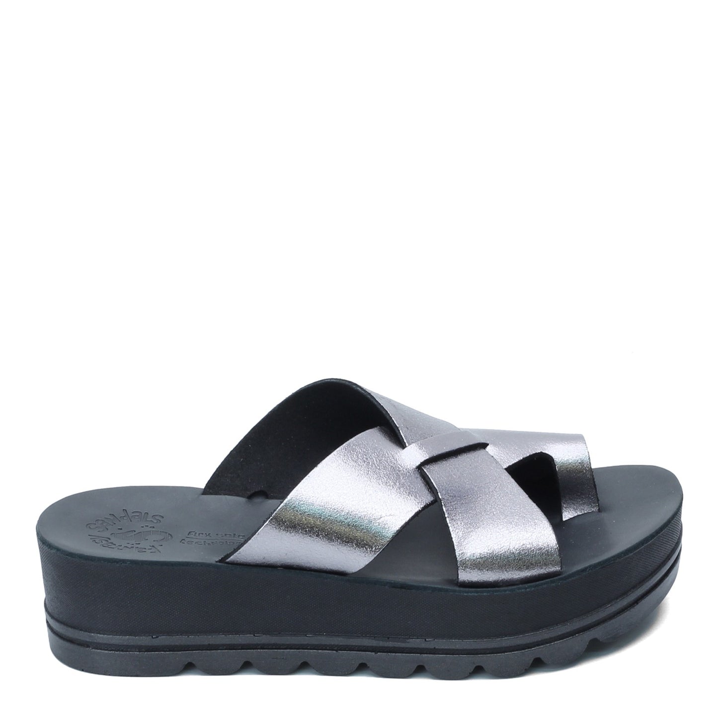 Peltz Shoes Women's Fantasy Sandals Clara Sandal BLACK GLITTER CLARA-BLACK