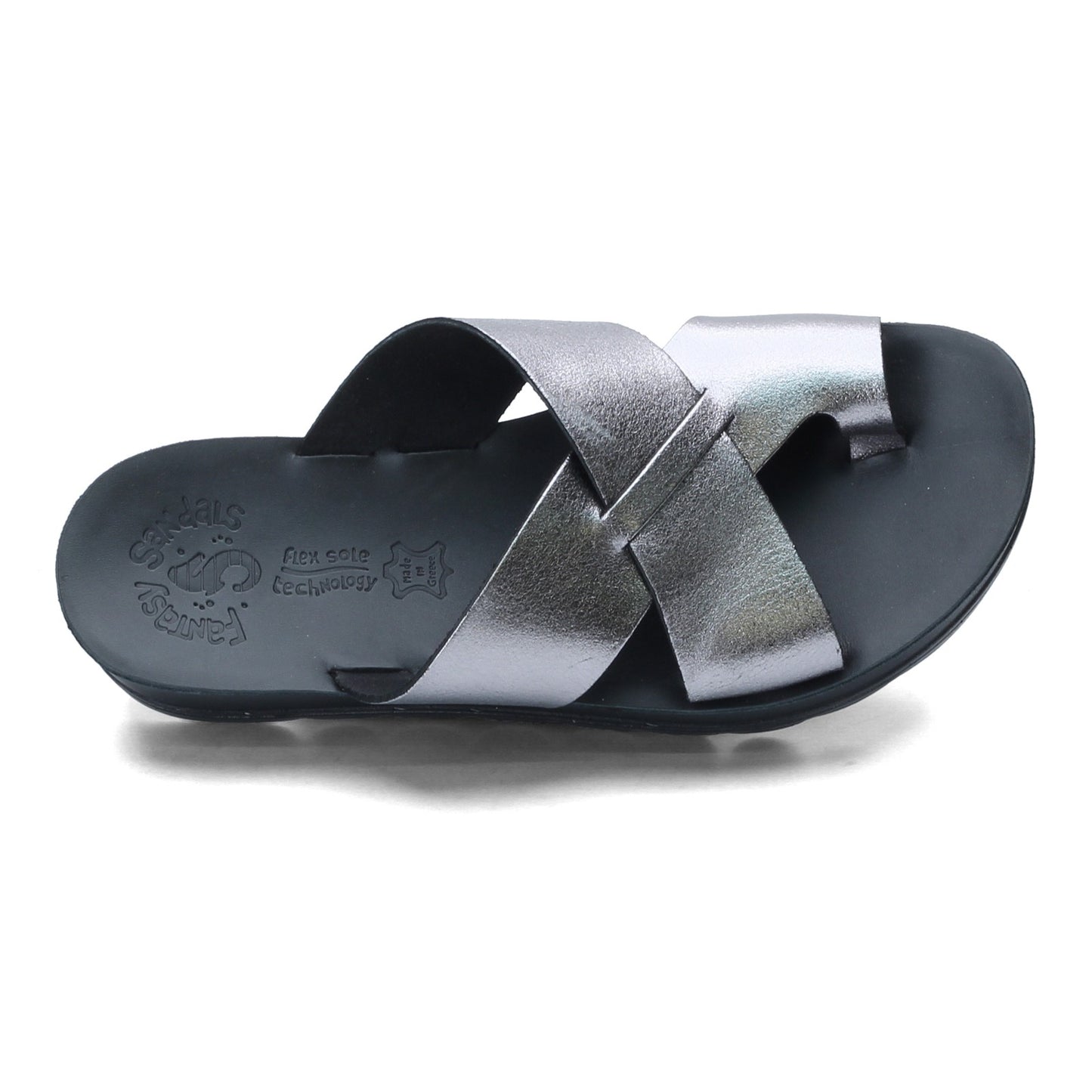 Peltz Shoes Women's Fantasy Sandals Clara Sandal BLACK GLITTER CLARA-BLACK