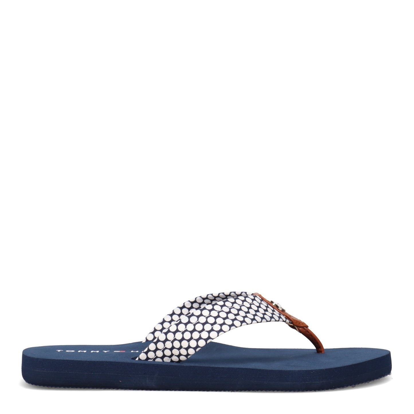 Peltz Shoes Women's Tommy Hilfiger Coldont Sandal NAVY MULTI COLDONT-DBLFB40