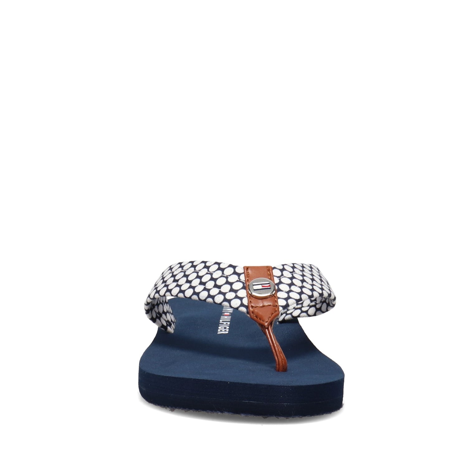 Peltz Shoes Women's Tommy Hilfiger Coldont Sandal NAVY MULTI COLDONT-DBLFB40