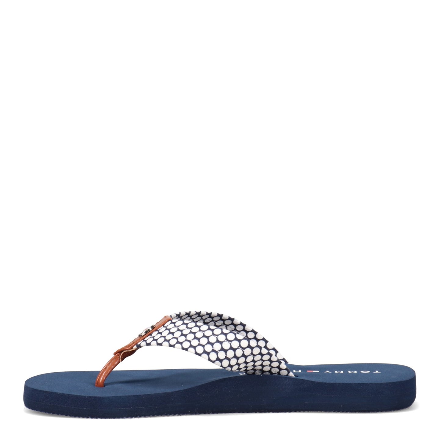 Peltz Shoes Women's Tommy Hilfiger Coldont Sandal NAVY MULTI COLDONT-DBLFB40