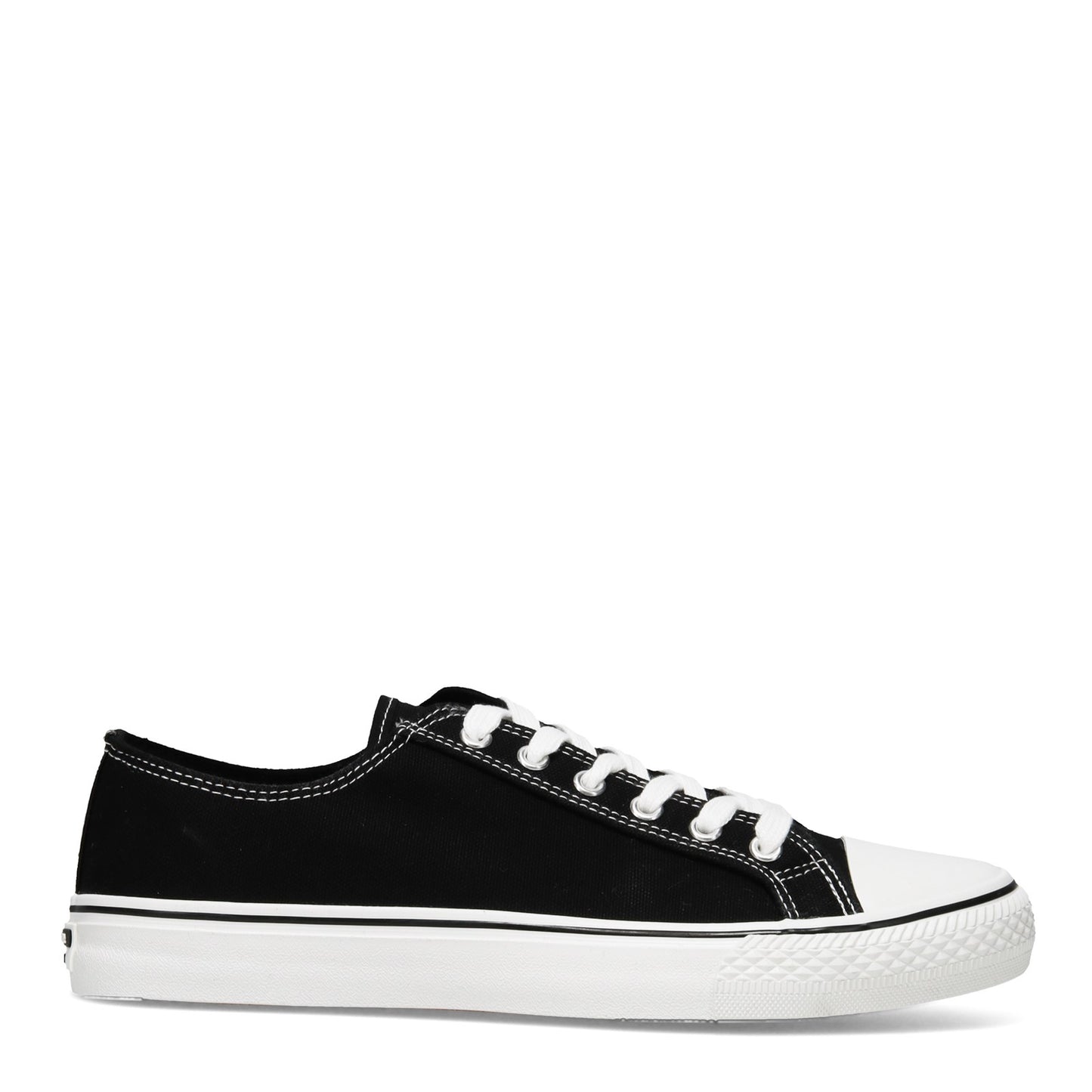 Peltz Shoes Men's Rocawear Cousey Low Top Sneaker BLACK / WHITE COUSEYLO BKW