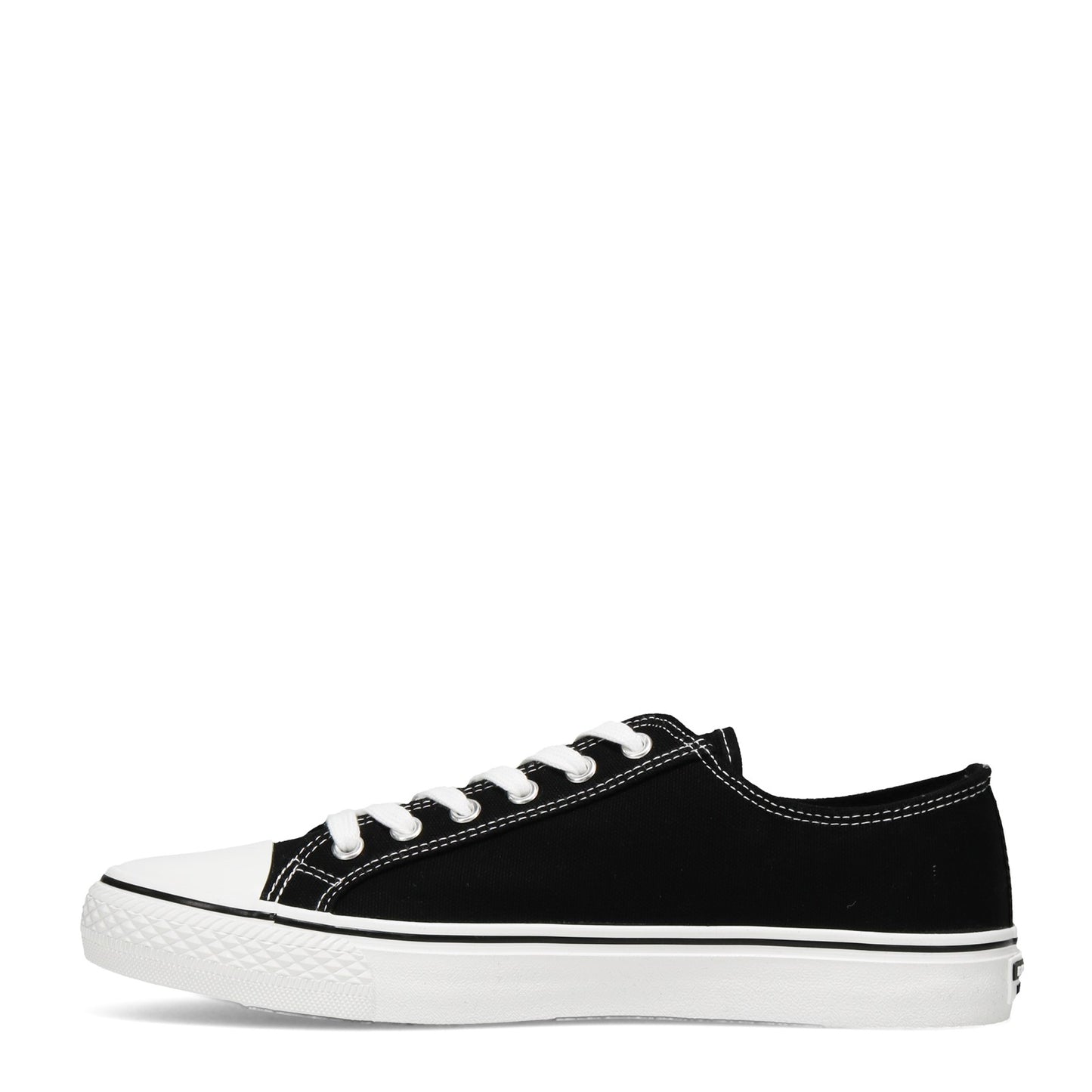 Peltz Shoes Men's Rocawear Cousey Low Top Sneaker BLACK / WHITE COUSEYLO BKW
