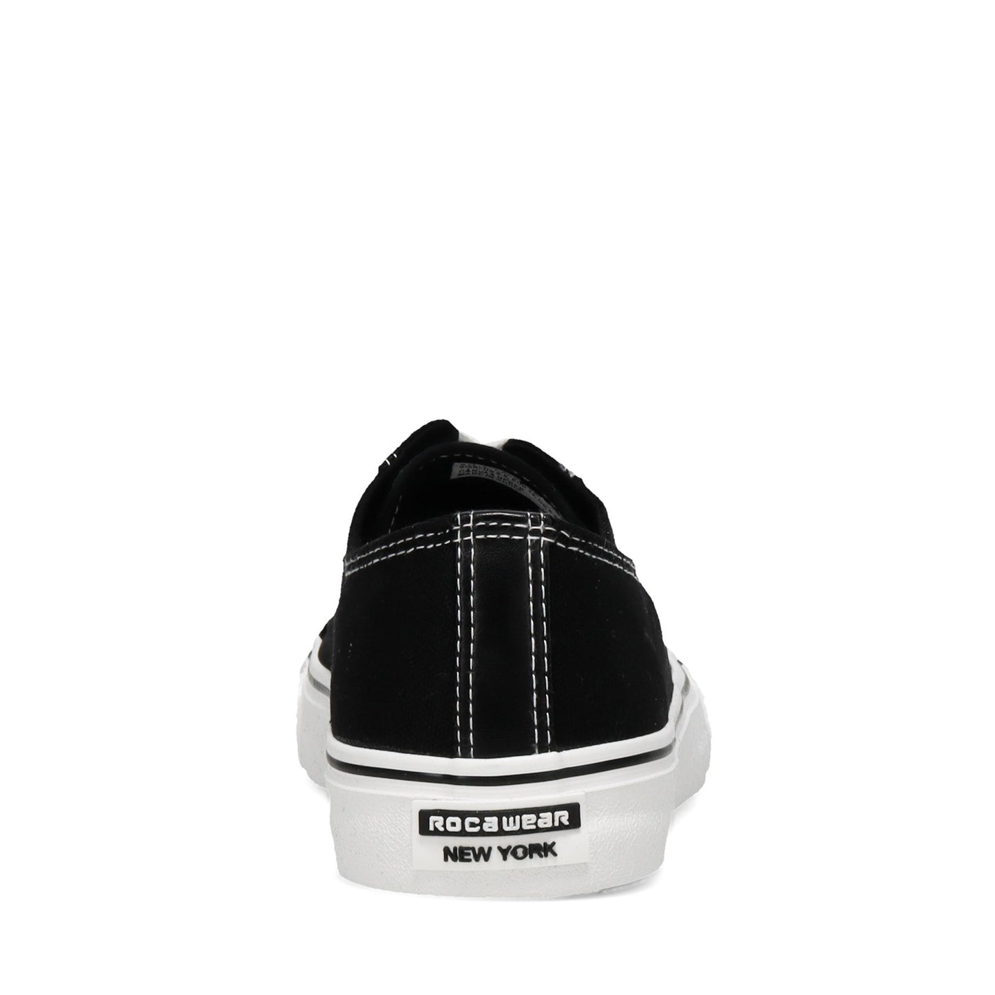 Peltz Shoes Men's Rocawear Cousey Low Top Sneaker BLACK / WHITE COUSEYLO BKW