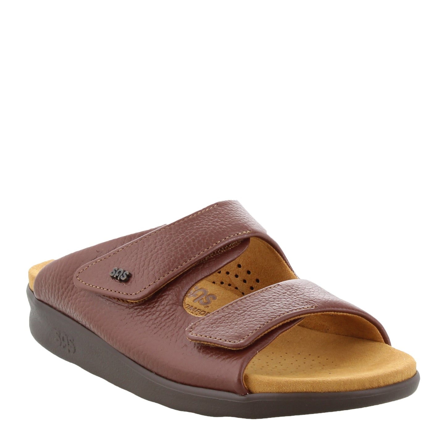 Peltz Shoes Women's SAS Cozy Slide Sandal AMBER COZY AMBER