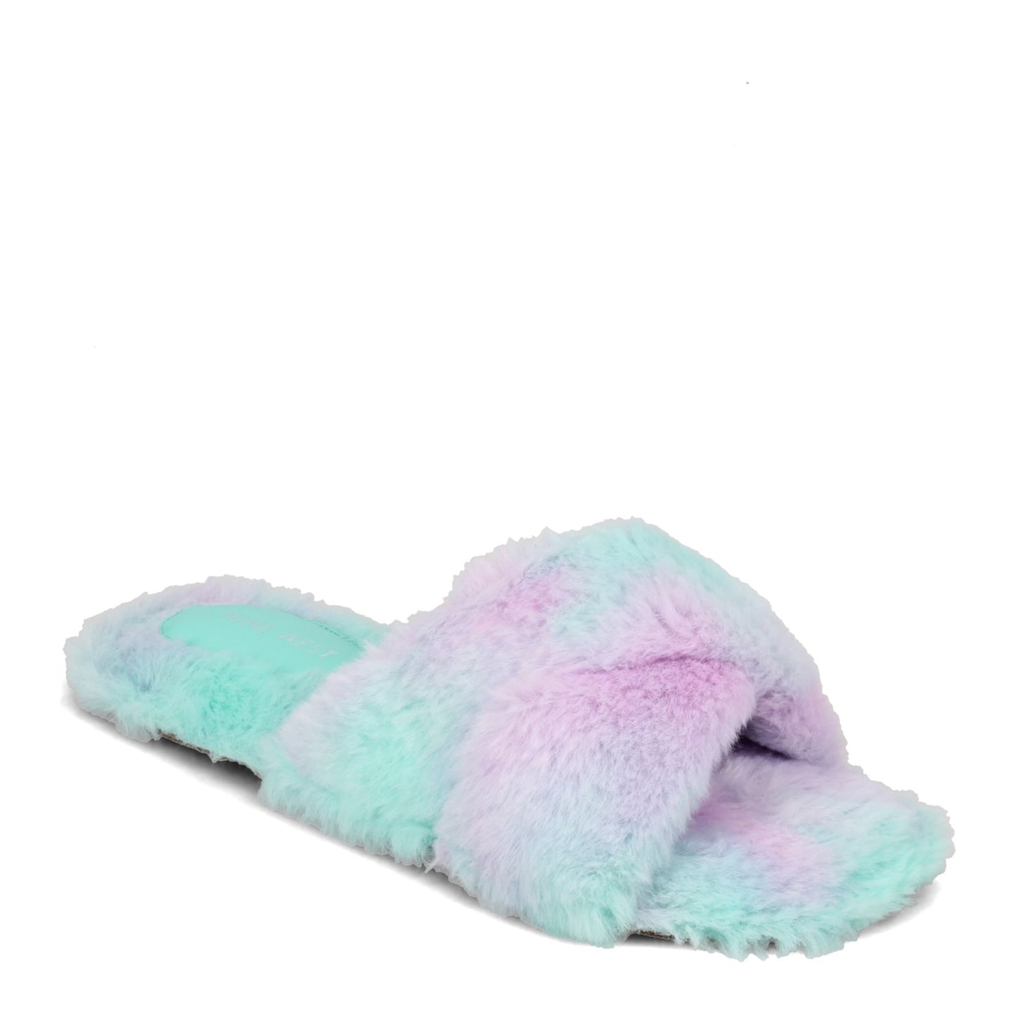 Peltz Shoes Women's Nine West Cozy 2 Slipper PURPLE MULTI COZY2-LPU01