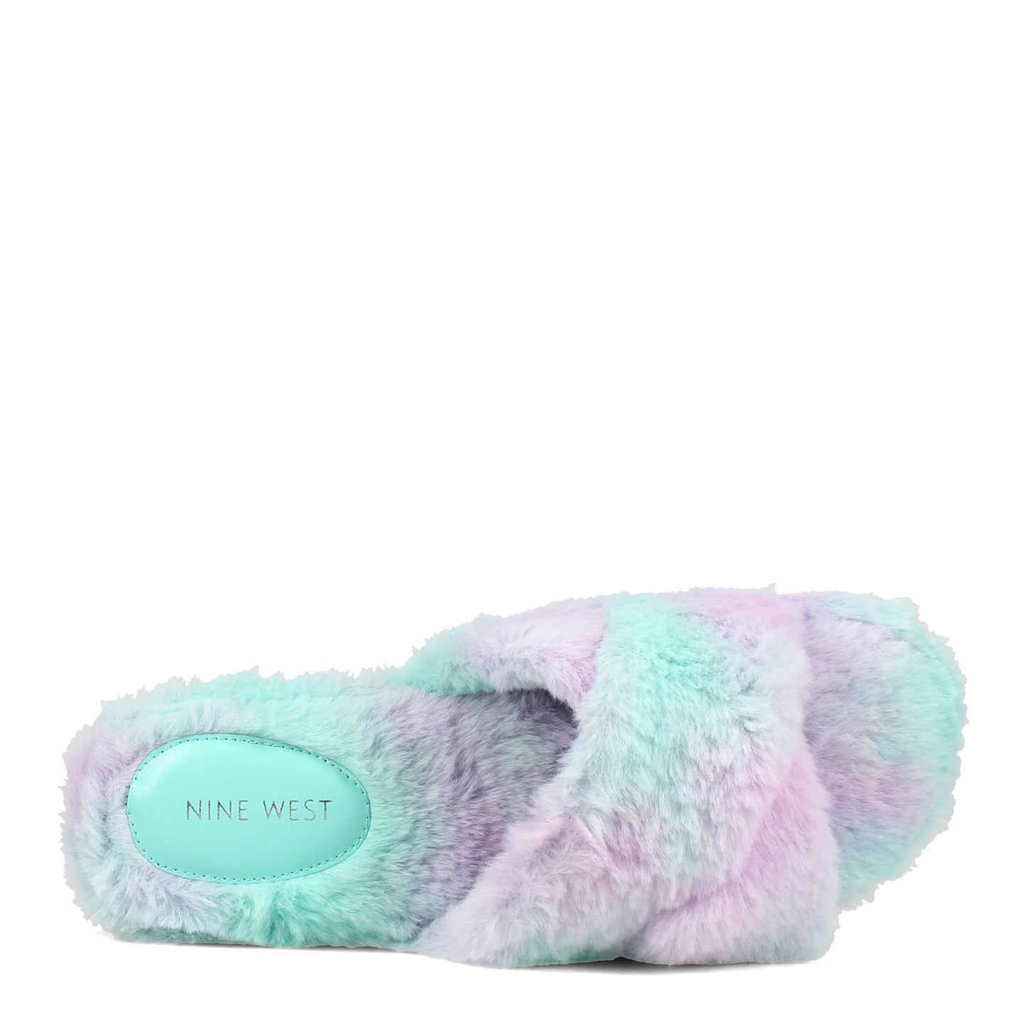Peltz Shoes Women's Nine West Cozy 2 Slipper PURPLE MULTI COZY2-LPU01