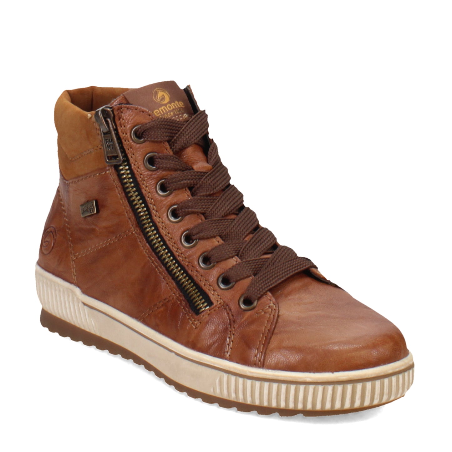 Peltz Shoes Women's Remonte D0772 Maditta Sneaker BROWN D0772-22