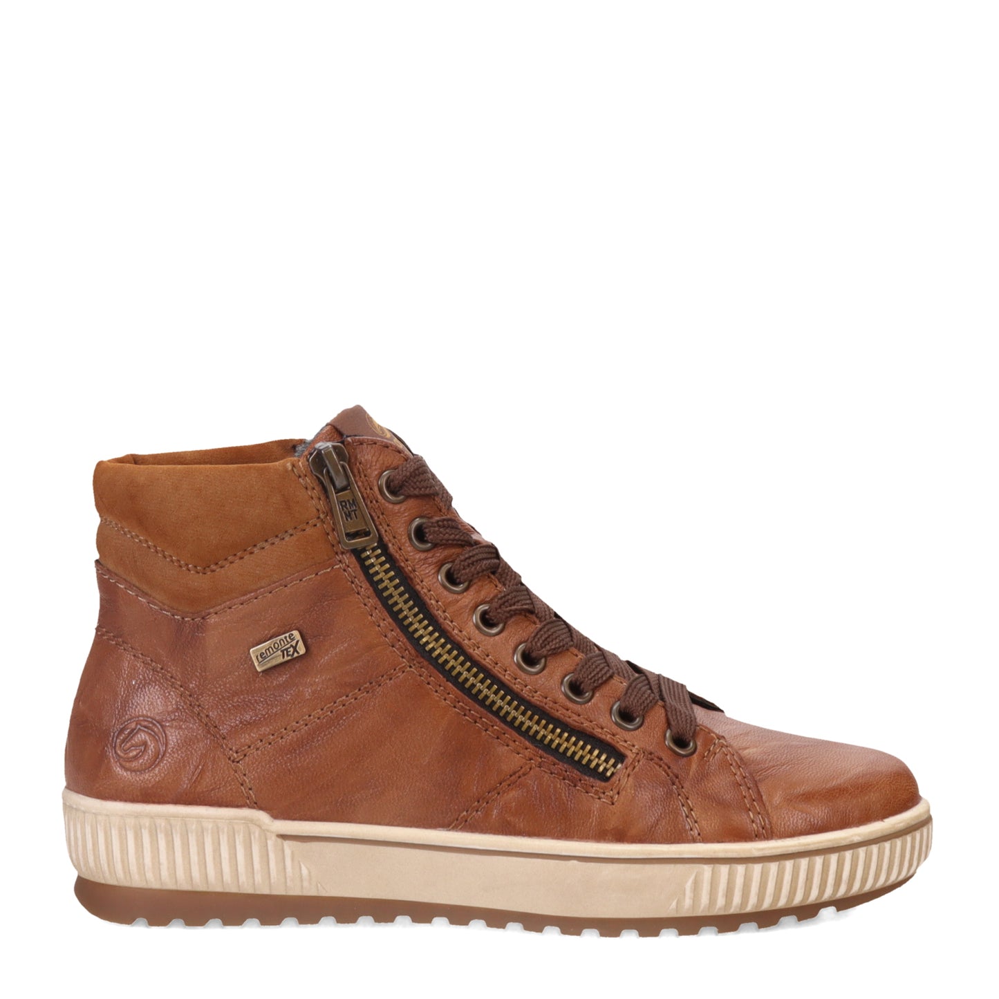 Peltz Shoes Women's Remonte D0772 Maditta Sneaker BROWN D0772-22