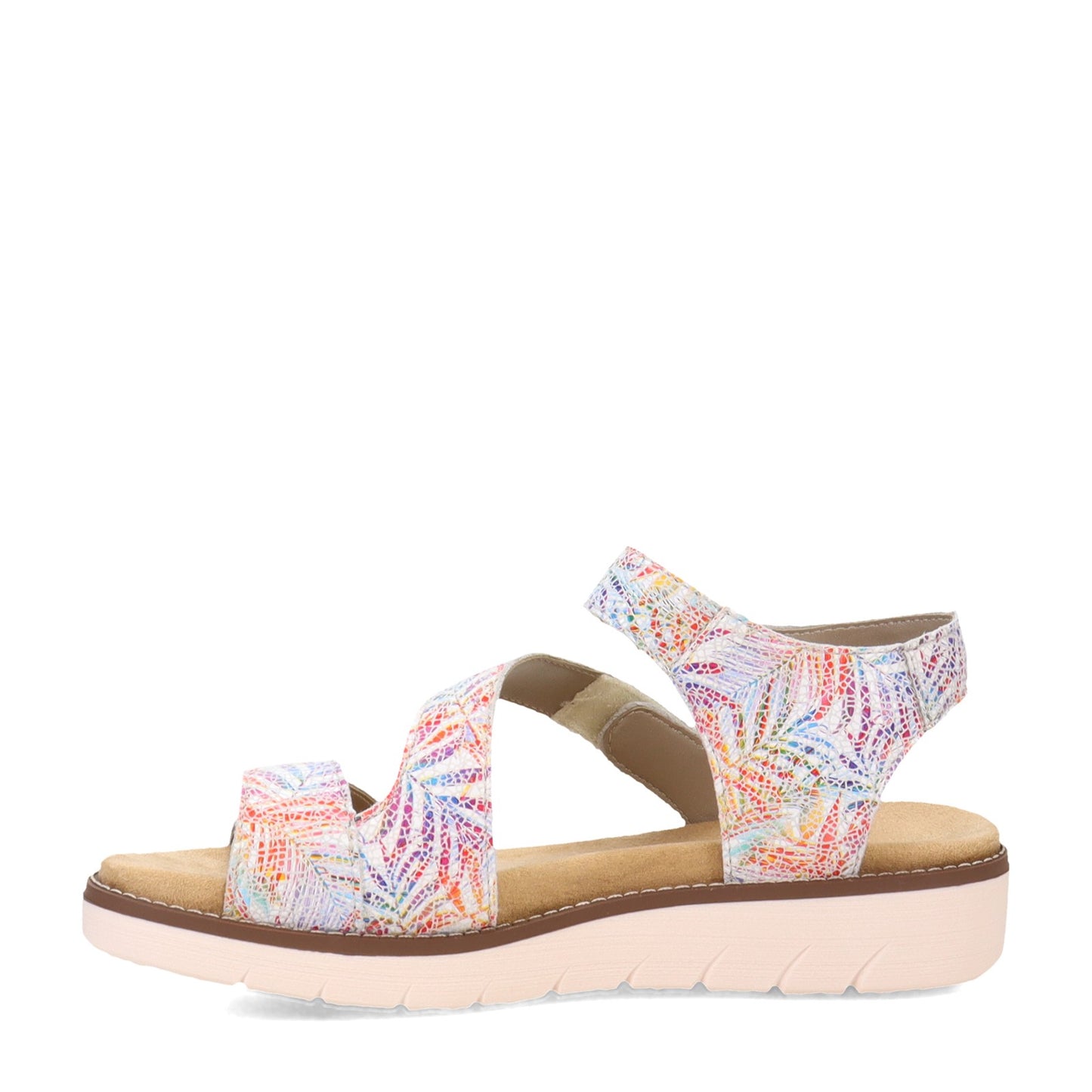 Peltz Shoes Women's Remonte D2050 Sandal WHITE D2050-92