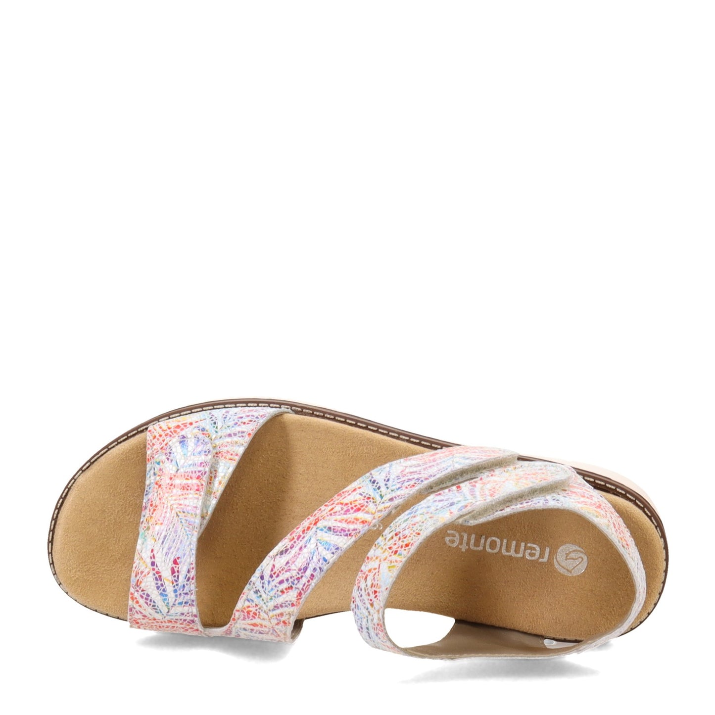 Peltz Shoes Women's Remonte D2050 Sandal WHITE D2050-92
