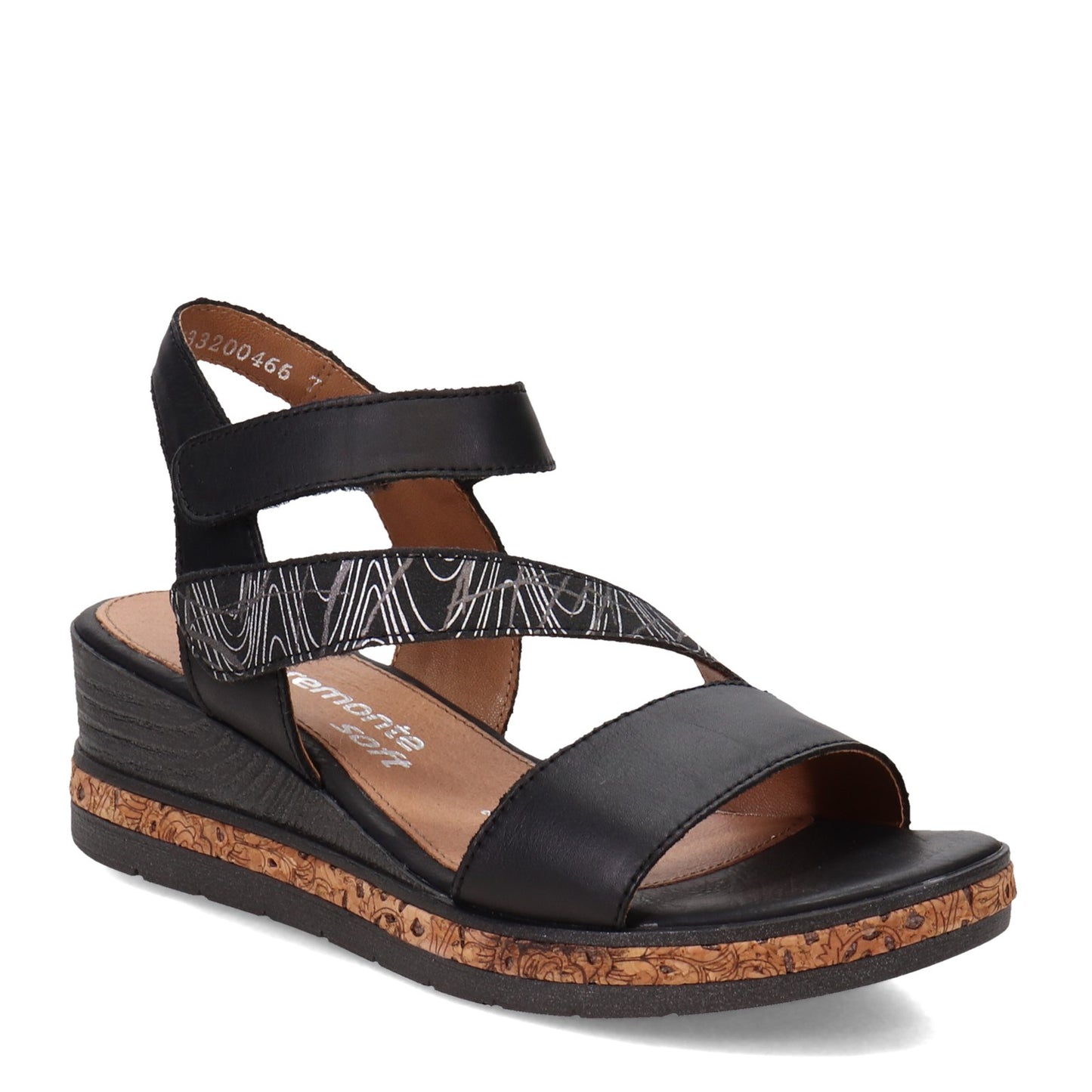 Peltz Shoes Women's Remonte D3054 Sandal BLACK D3054-02