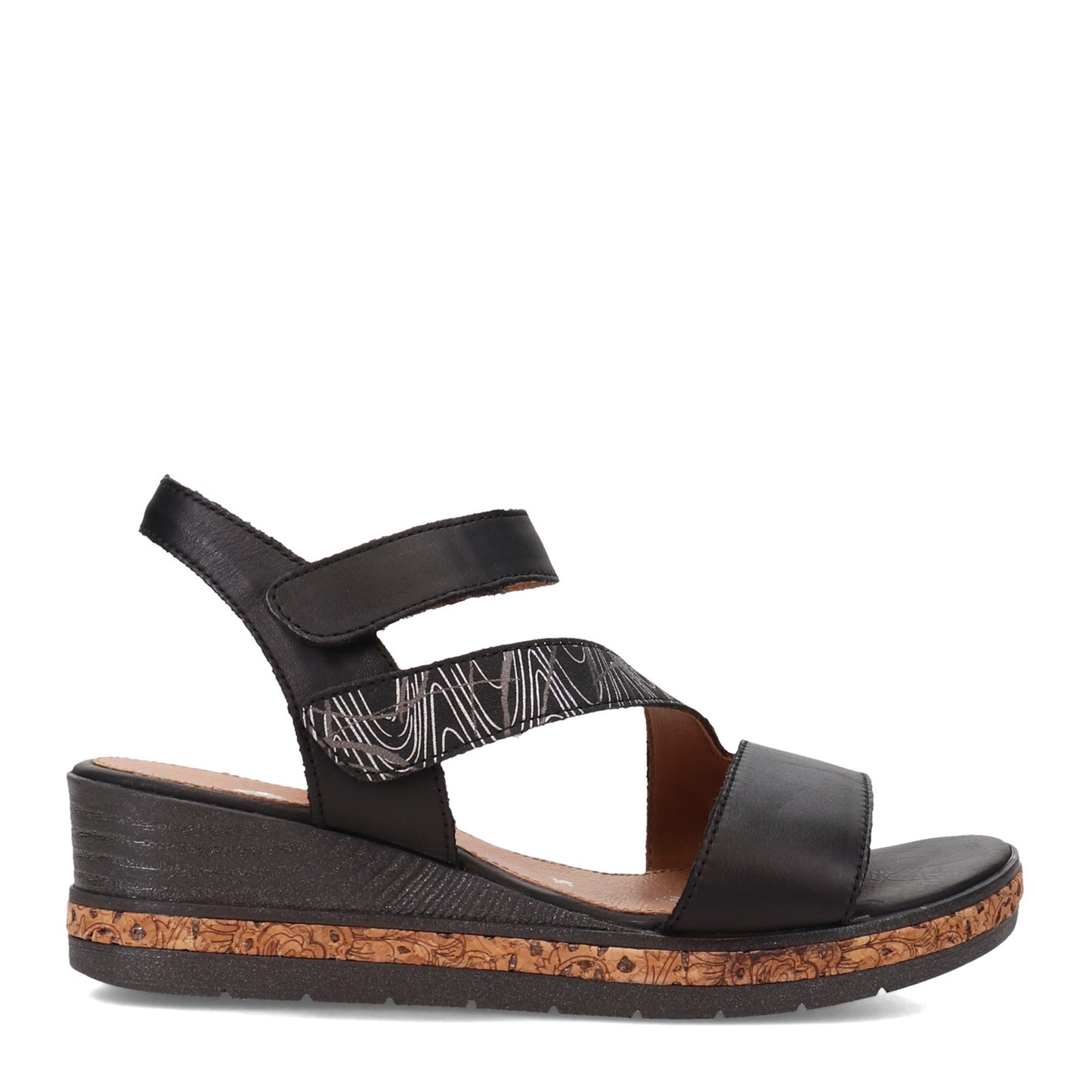Peltz Shoes Women's Remonte D3054 Sandal BLACK D3054-02