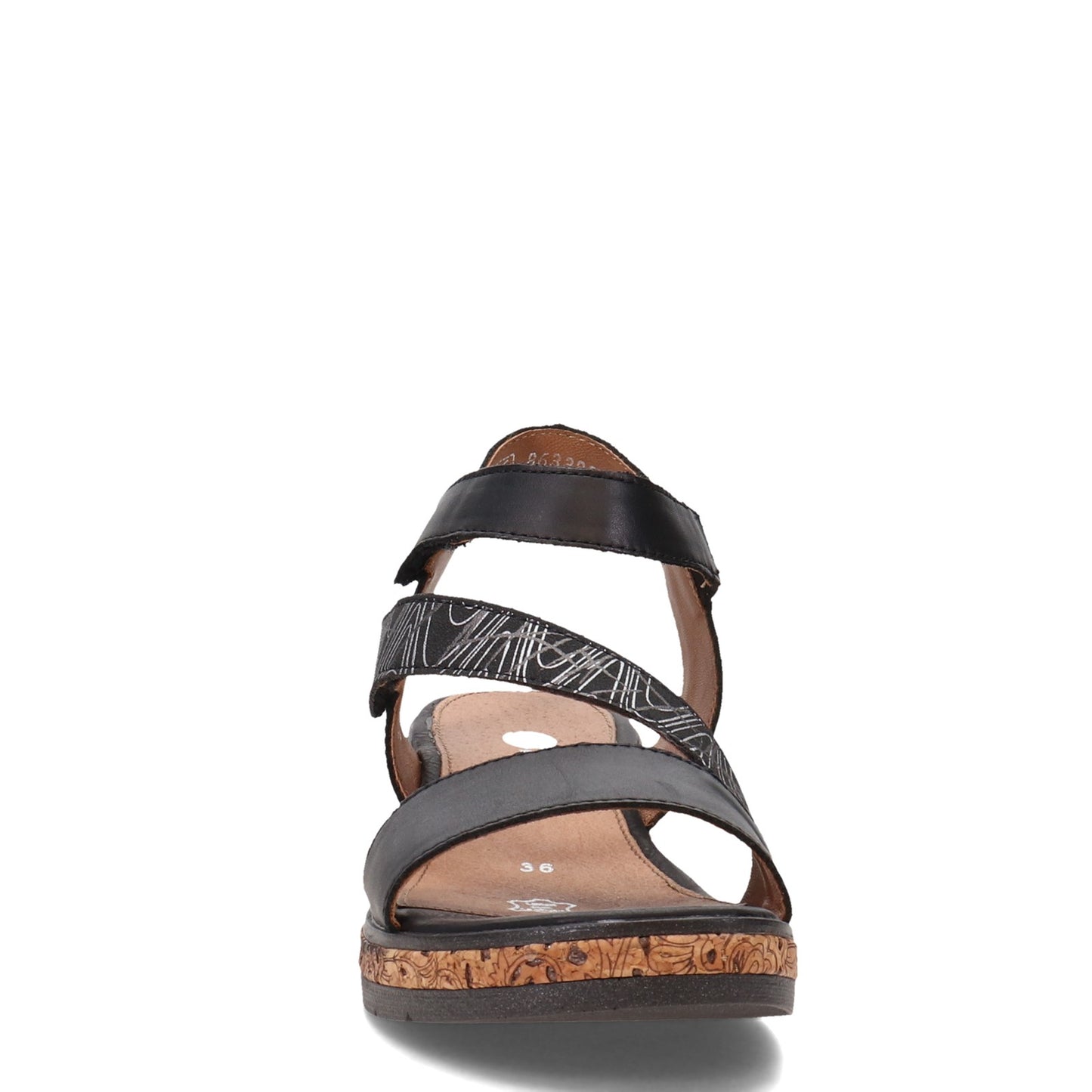 Peltz Shoes Women's Remonte D3054 Sandal BLACK D3054-02