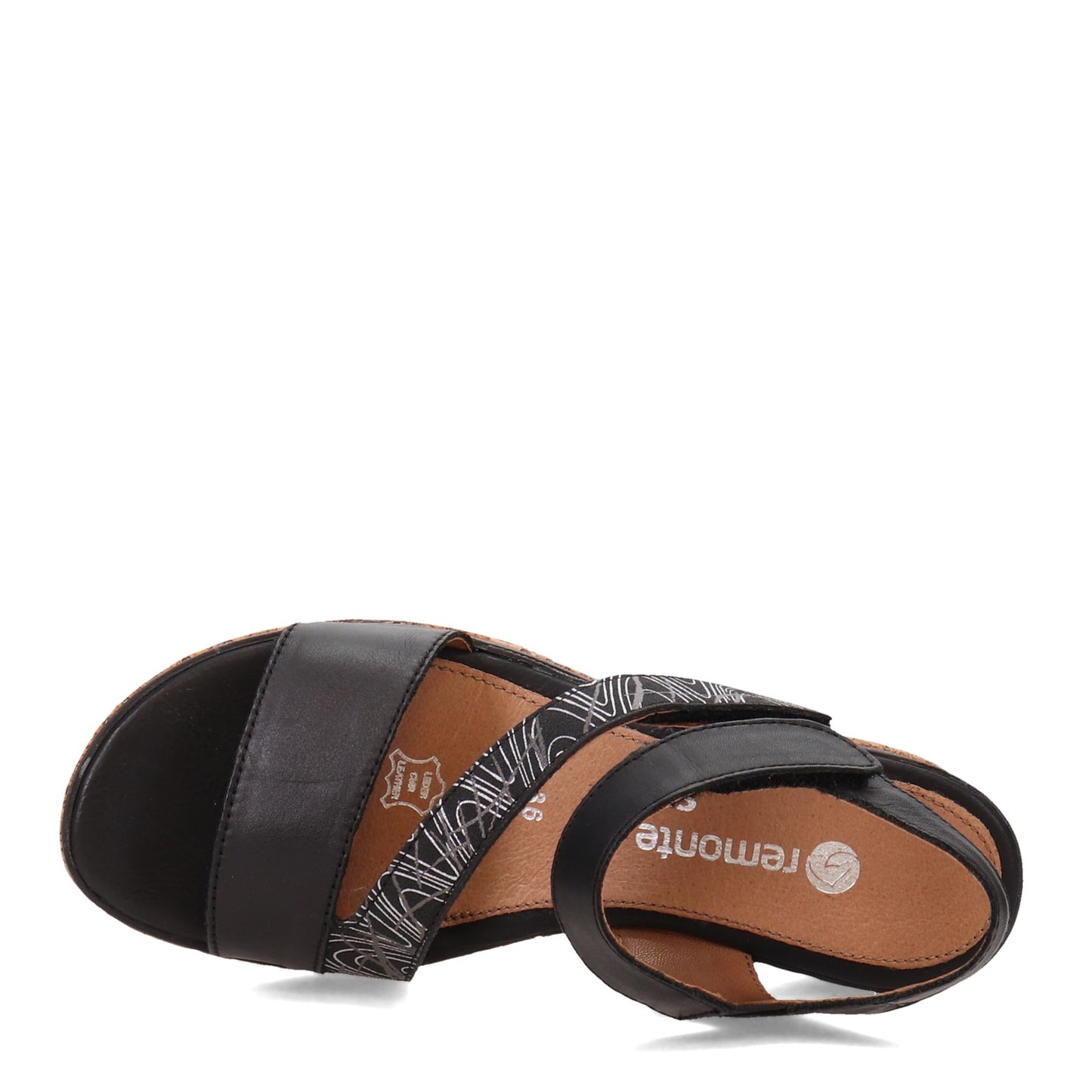 Peltz Shoes Women's Remonte D3054 Sandal BLACK D3054-02