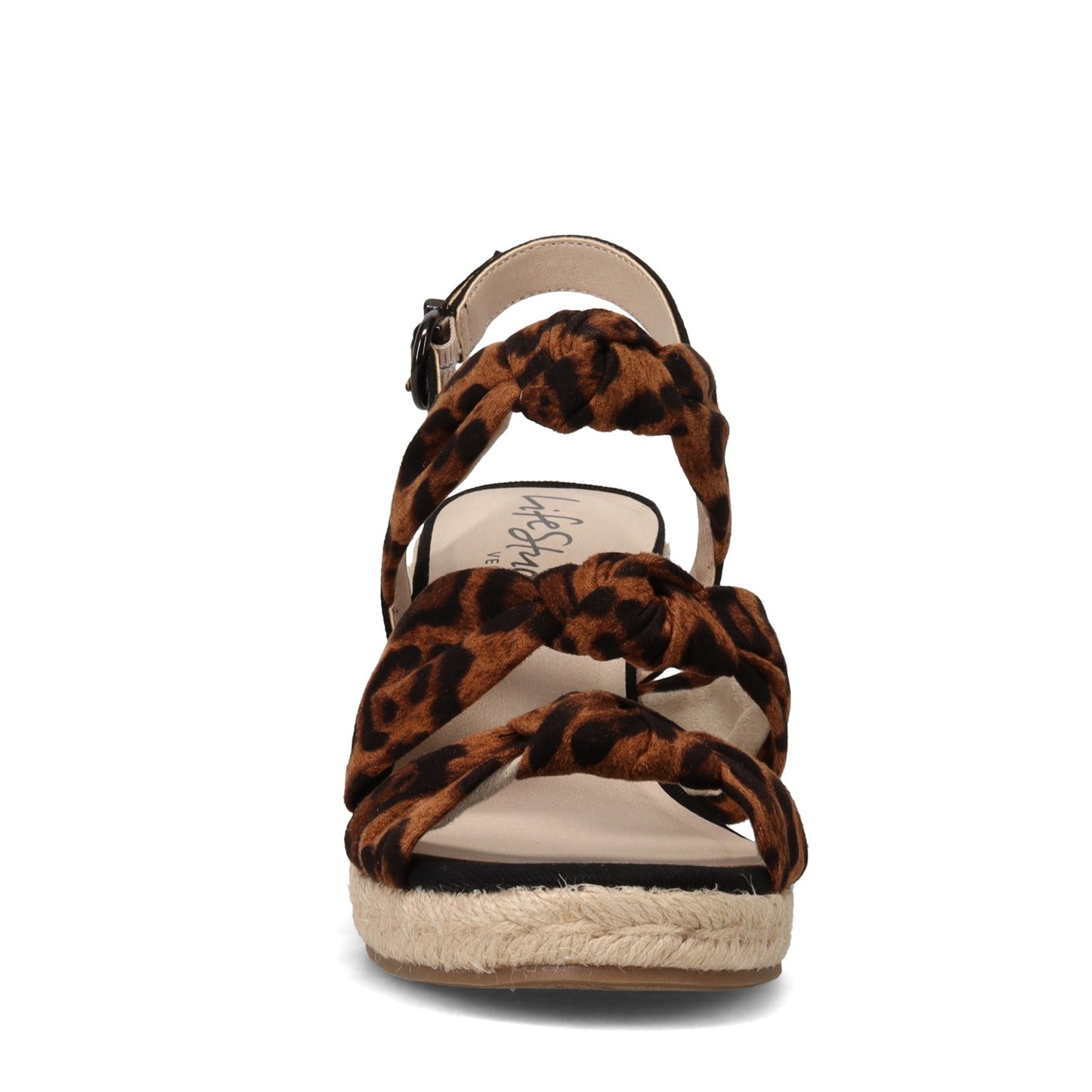 Peltz Shoes Women's LifeStride Talent Sandal Brown Leopard D4842M3200