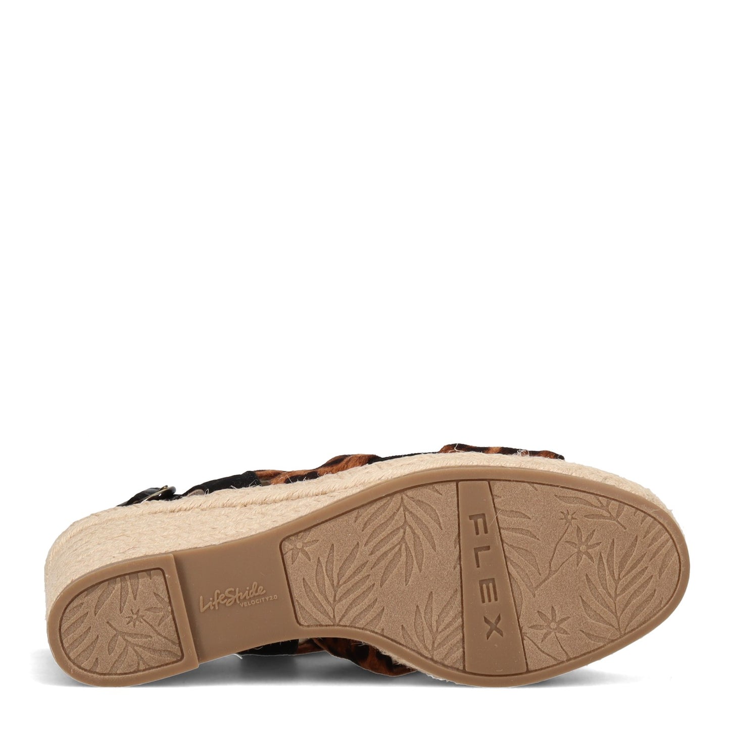 Peltz Shoes Women's LifeStride Talent Sandal Brown Leopard D4842M3200