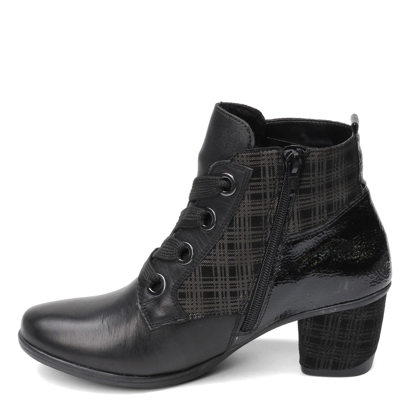 Peltz Shoes Women's Remonte D5474-02 Boot BLACK D5474-02
