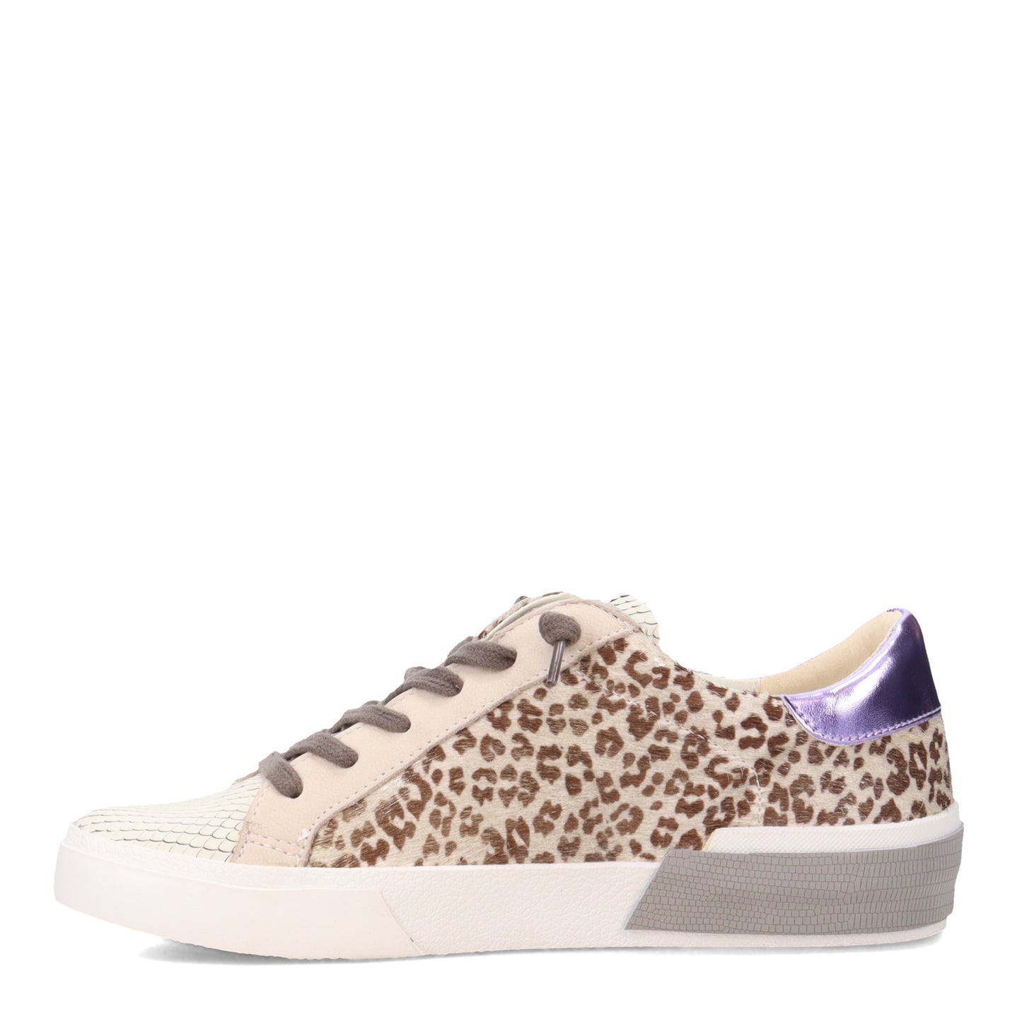 Peltz Shoes Women's Dolce Vita Zina Sneaker White Leopard DB31R0270-244