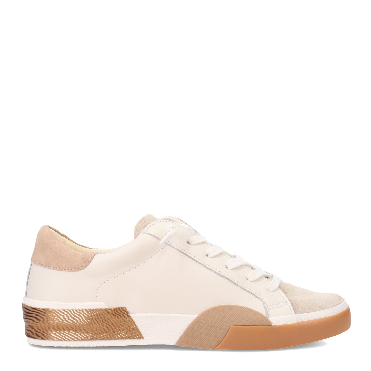 Peltz Shoes Women's Dolce Vita Zina Sneaker White Tan DB31R0270-563