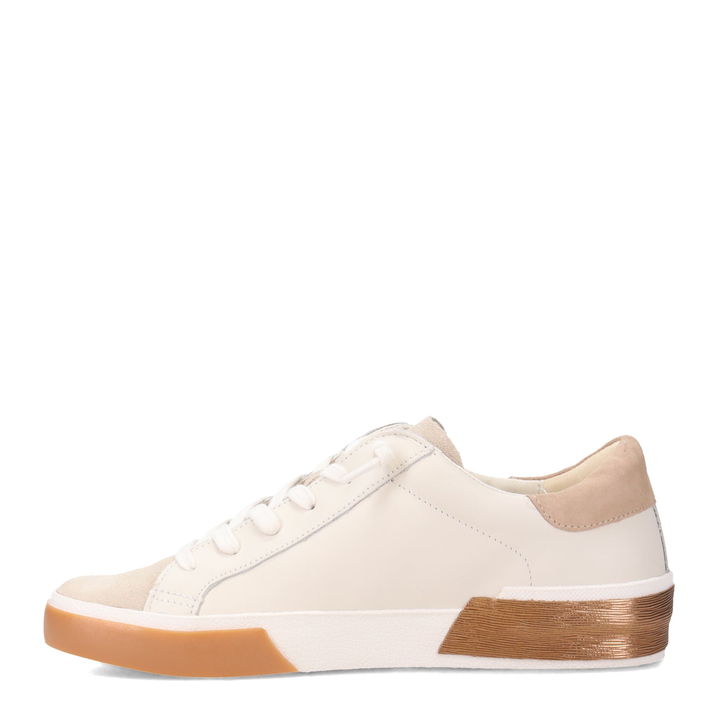 Peltz Shoes Women's Dolce Vita Zina Sneaker White Tan DB31R0270-563