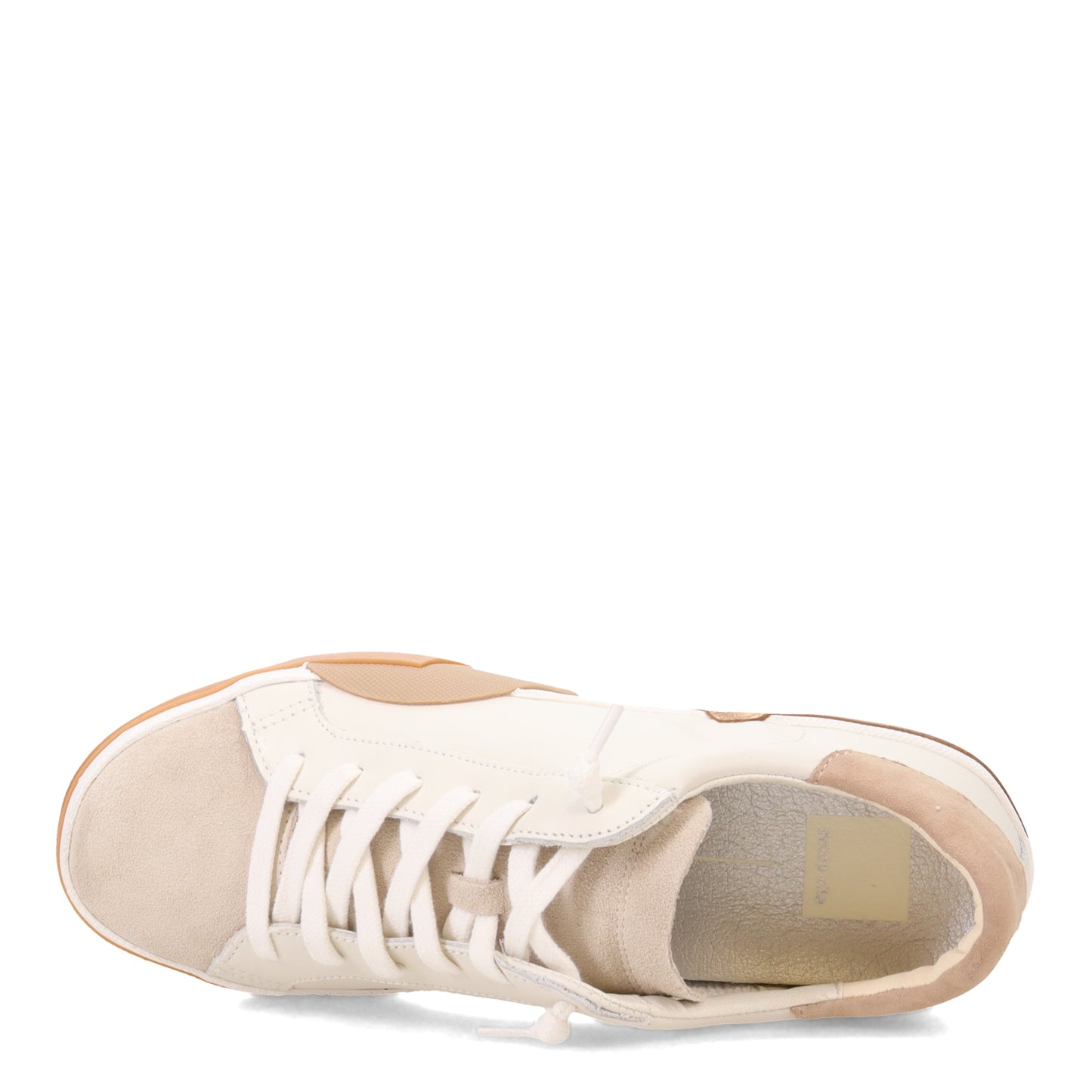 Peltz Shoes Women's Dolce Vita Zina Sneaker White Tan DB31R0270-563