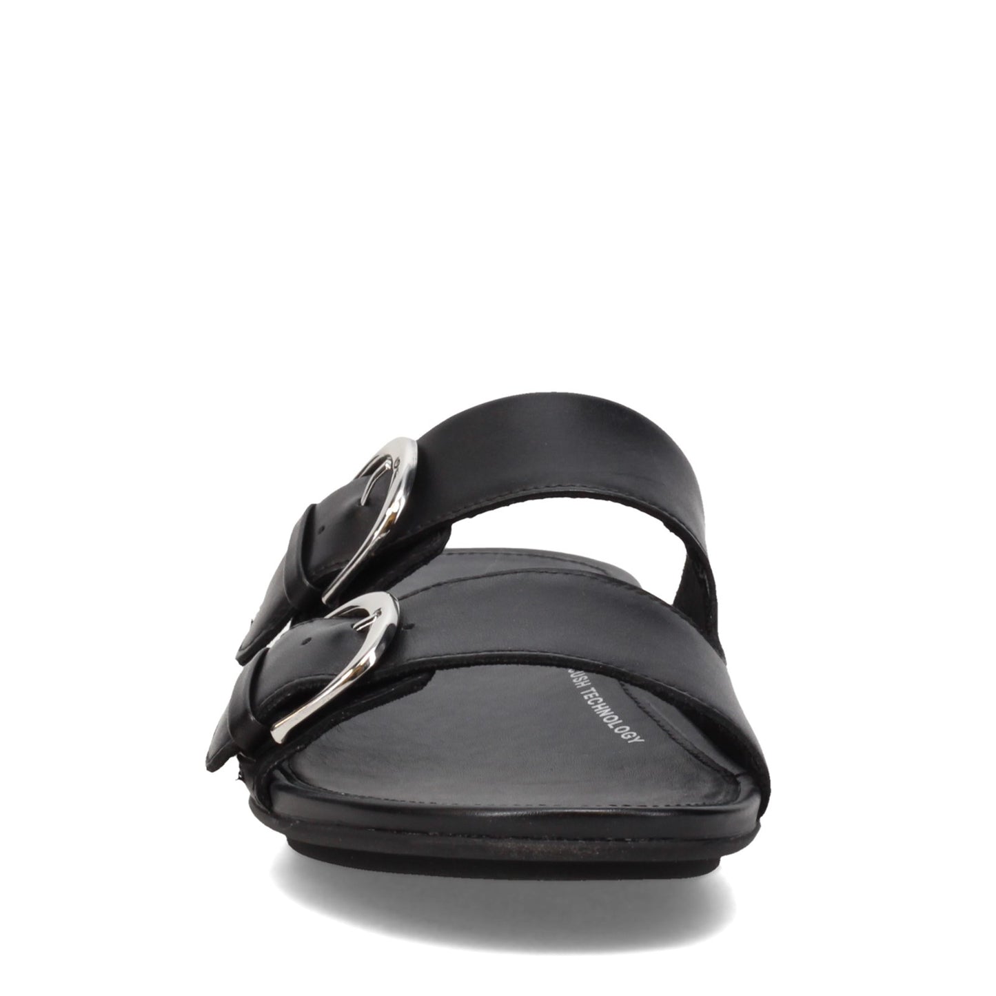 Peltz Shoes Women's FitFlop Gracie Slide Sandal Black DE3-090
