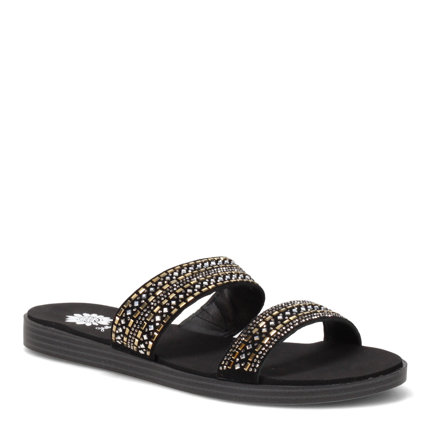 Peltz Shoes Women's Yellow Box Delfie Sandal METALLIC MULT DELFIE-METALLIC