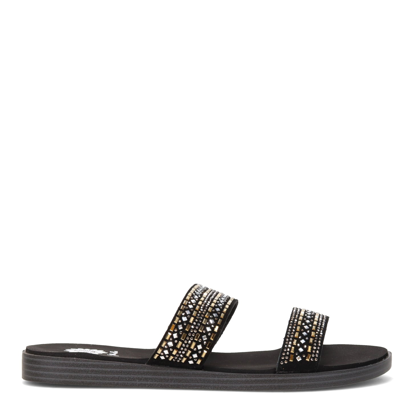 Peltz Shoes Women's Yellow Box Delfie Sandal METALLIC MULT DELFIE-METALLIC