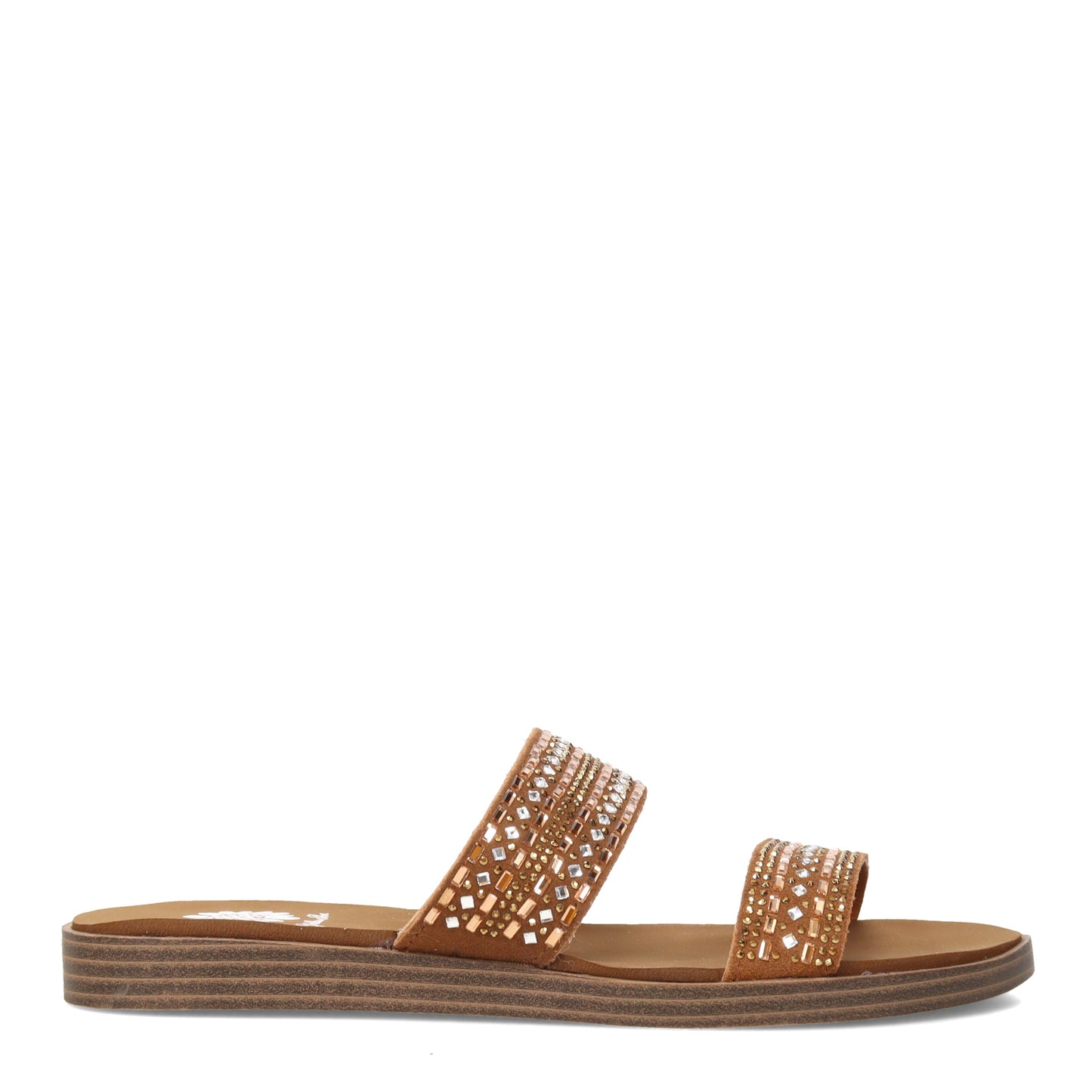 Peltz Shoes Women's Yellow Box Delfie Sandal TAN DELFIE-TAN
