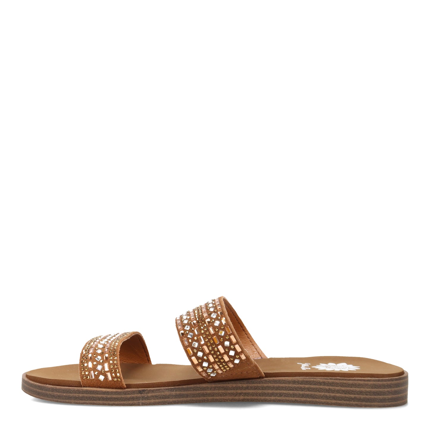 Peltz Shoes Women's Yellow Box Delfie Sandal TAN DELFIE-TAN