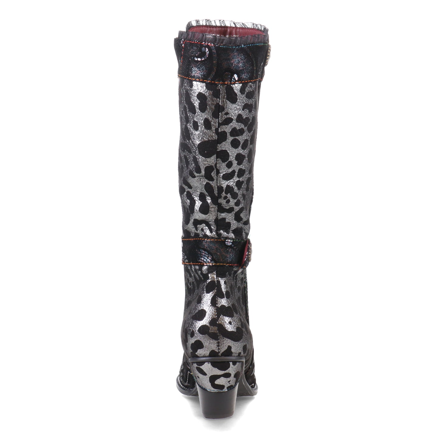 Peltz Shoes Women's Spring Step L'Artiste Dessalta Boot Black Multi DESSALTA-BM