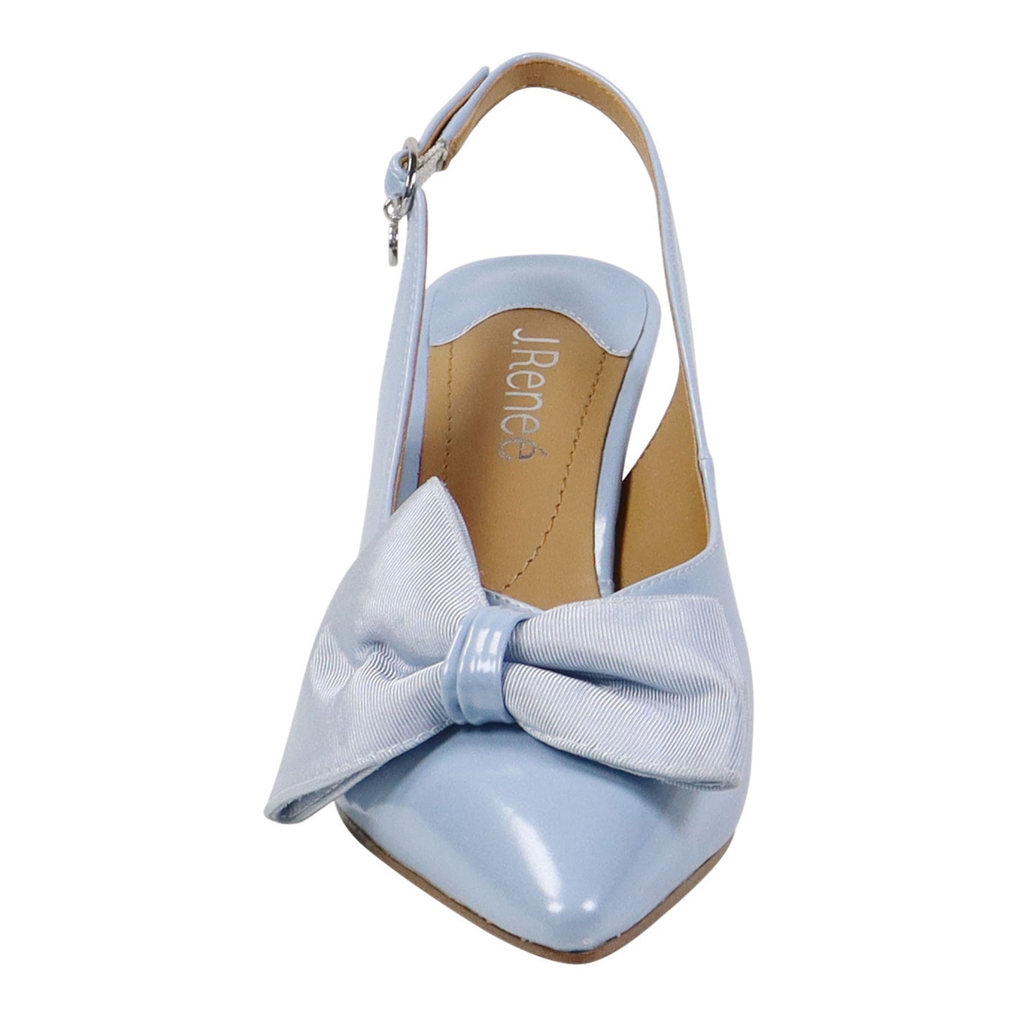 Peltz Shoes Women's J Renee Devika Pump Light Blue Patent DEVIKA-PAPLB