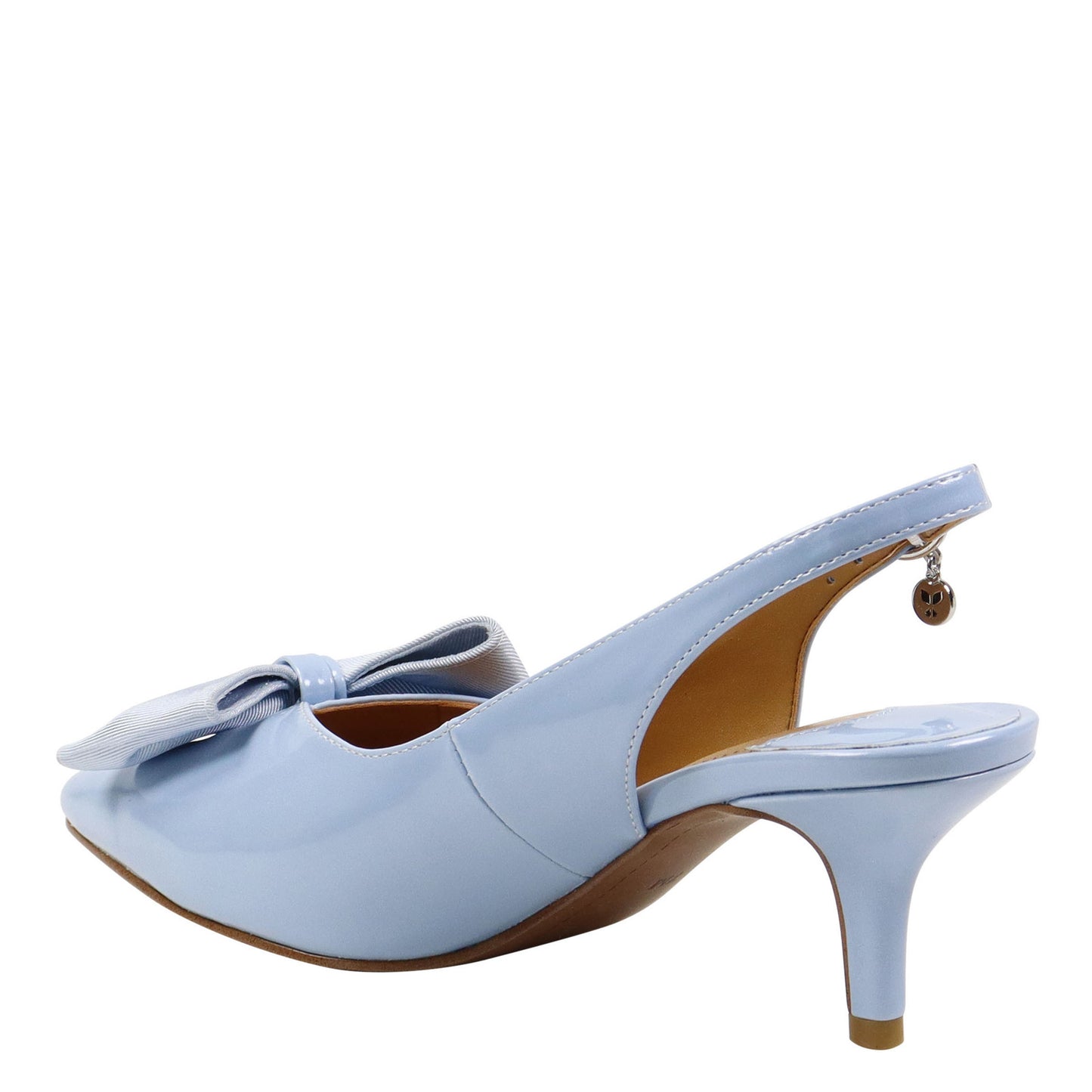 Peltz Shoes Women's J Renee Devika Pump Light Blue Patent DEVIKA-PAPLB