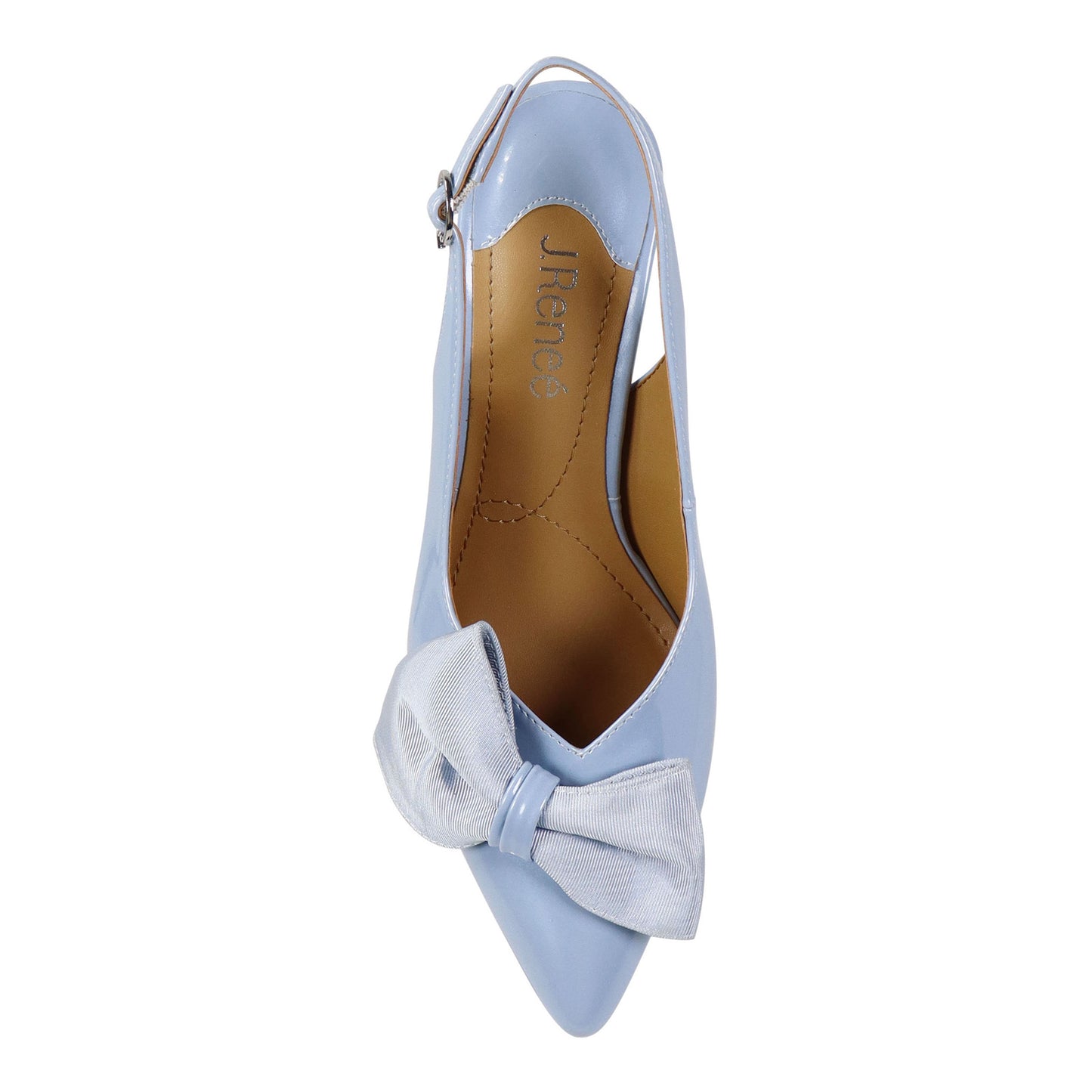Peltz Shoes Women's J Renee Devika Pump Light Blue Patent DEVIKA-PAPLB