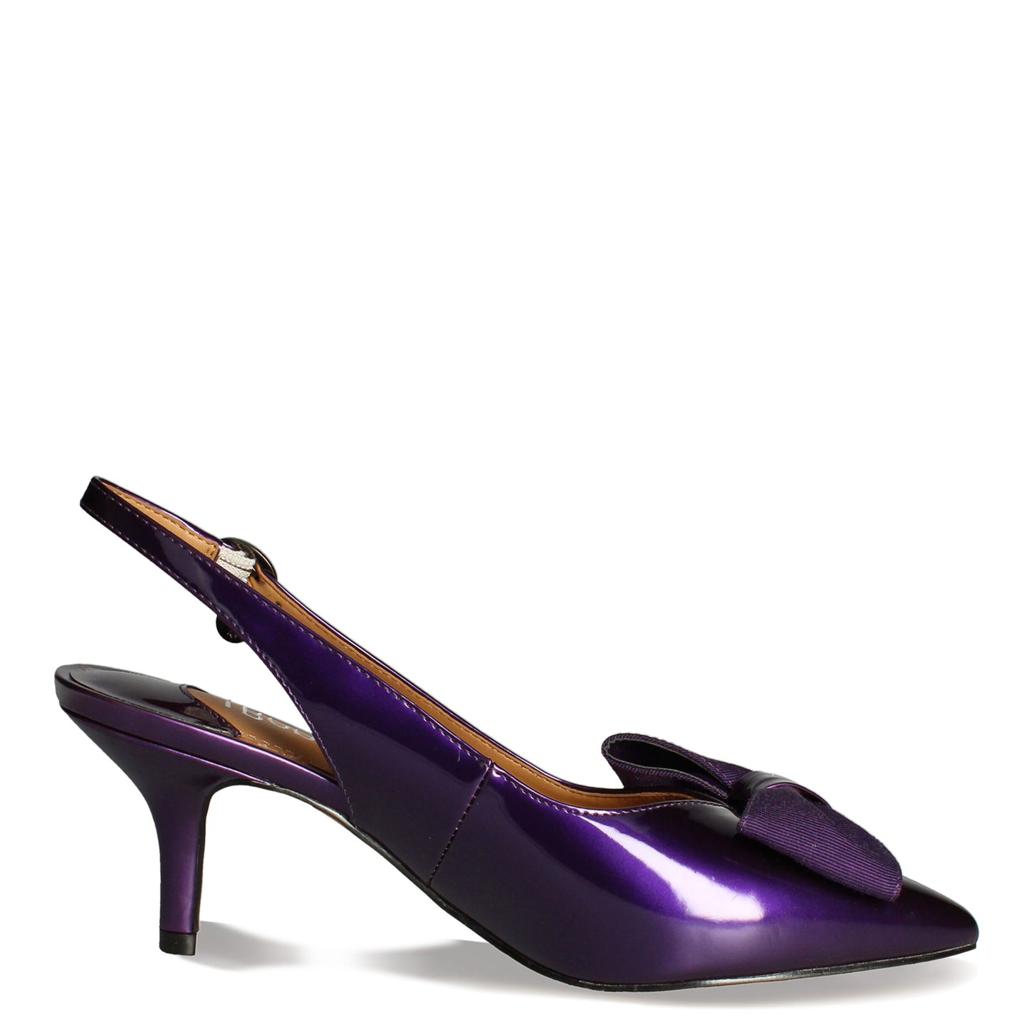Peltz Shoes Women's J Renee Devika Pump Purple Patent DEVIKA-PAPUR