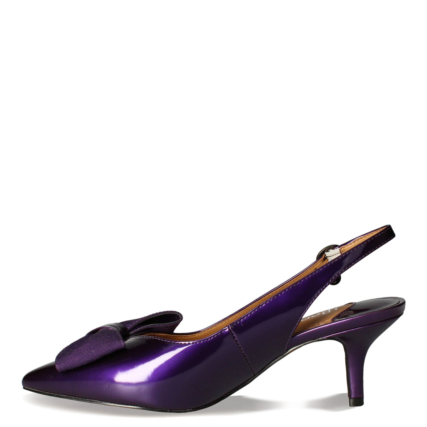 Peltz Shoes Women's J Renee Devika Pump Purple Patent DEVIKA-PAPUR