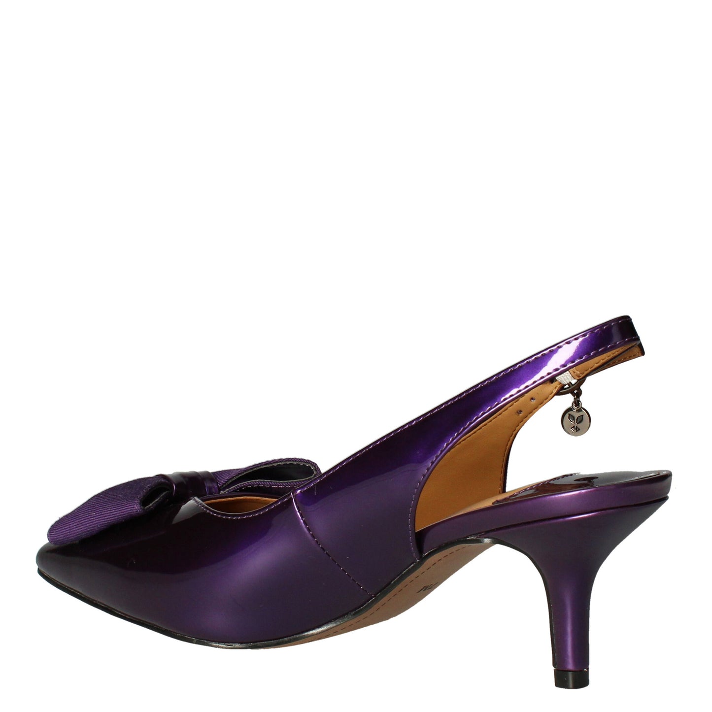 Peltz Shoes Women's J Renee Devika Pump Purple Patent DEVIKA-PAPUR