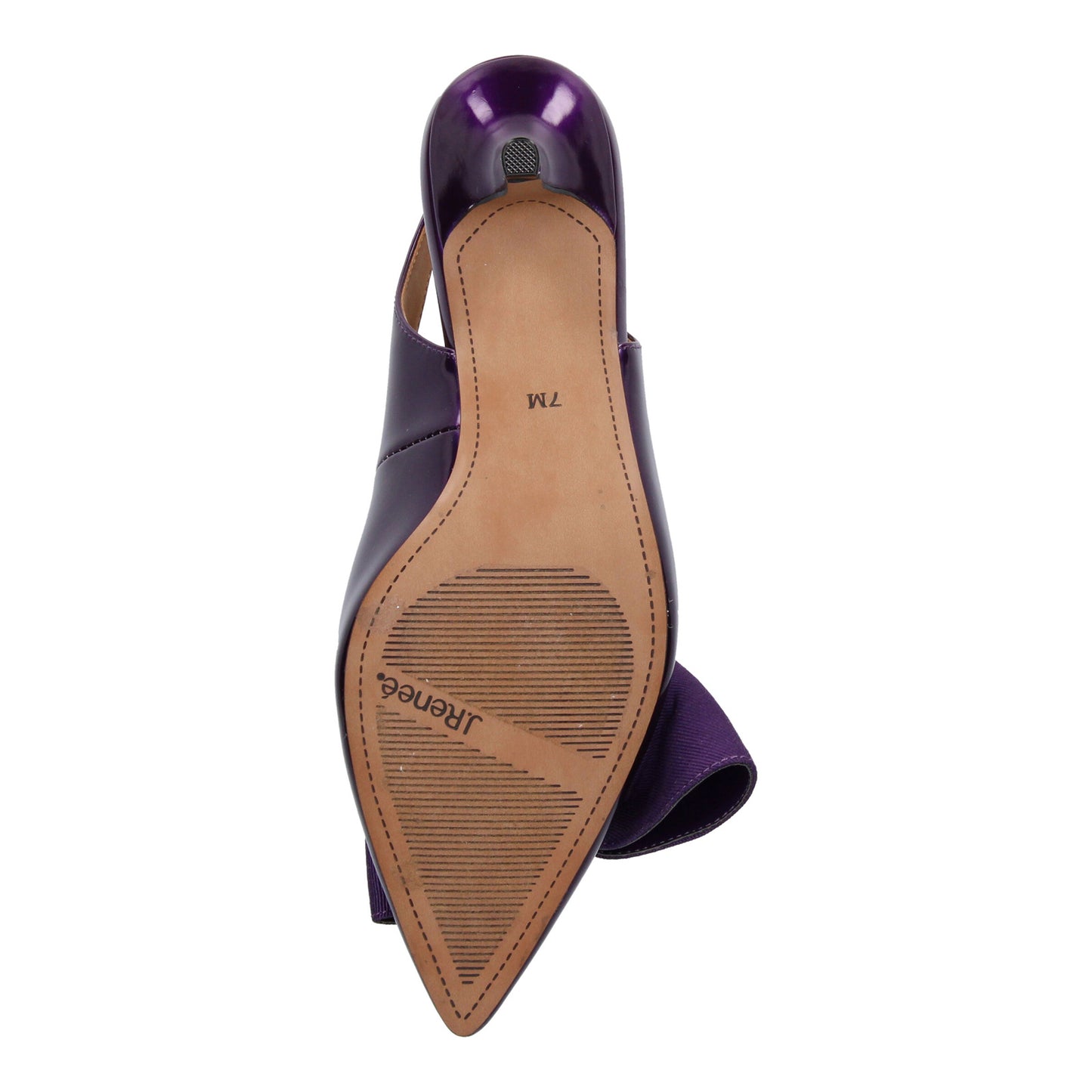 Peltz Shoes Women's J Renee Devika Pump Purple Patent DEVIKA-PAPUR