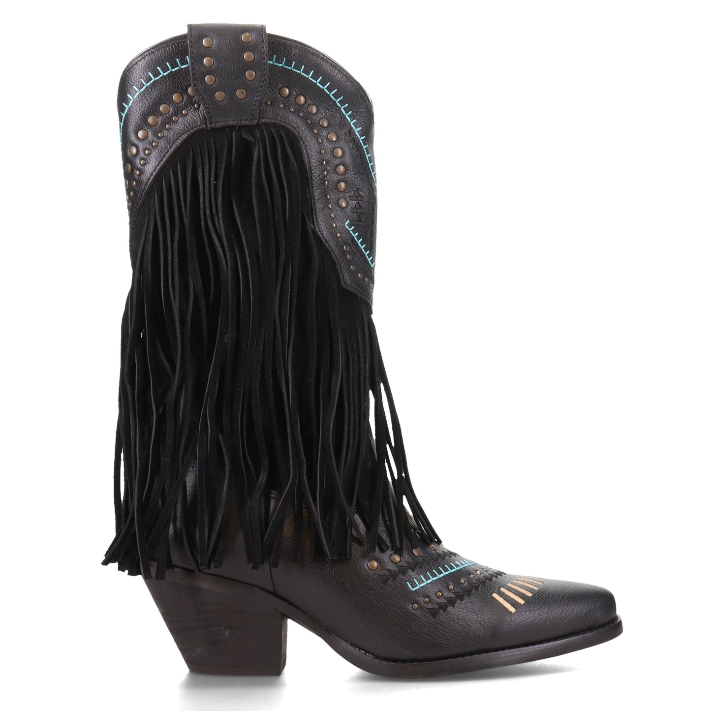 Peltz Shoes Women's Dingo Gypsy Boot BLACK DI737-BLACK
