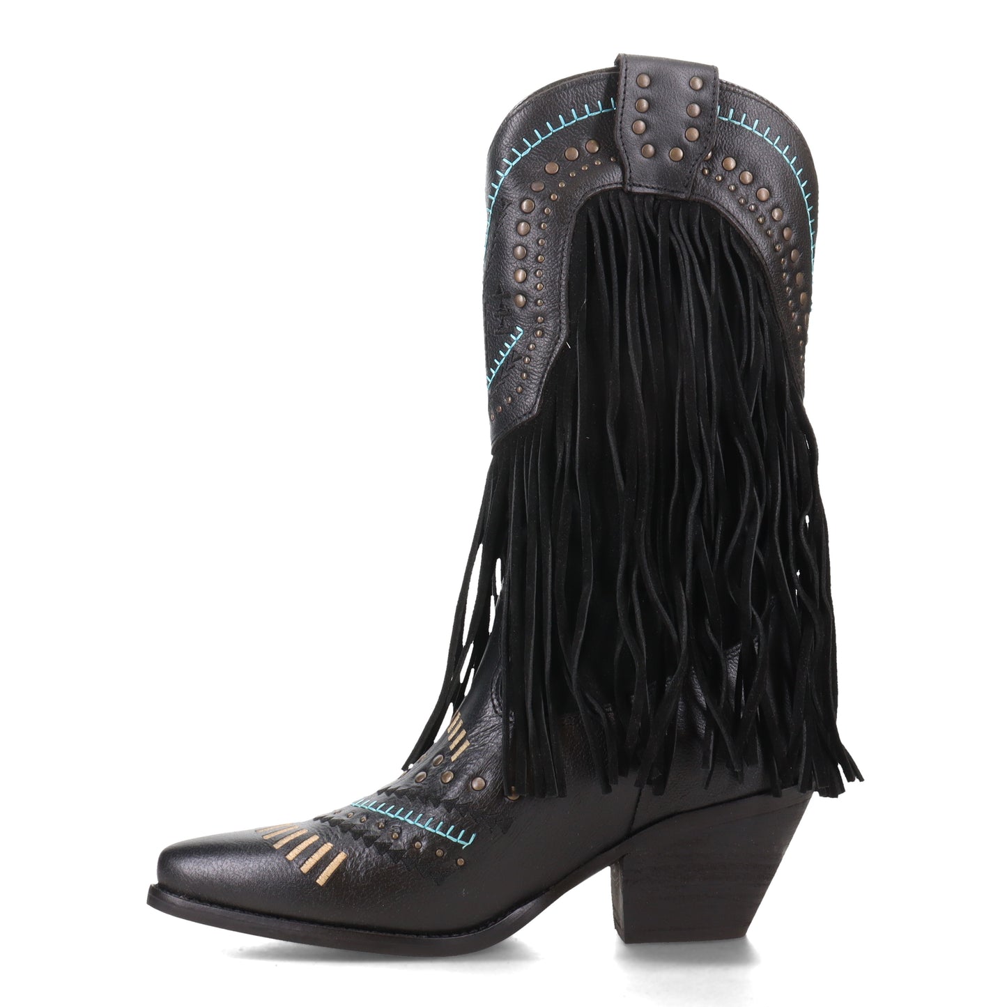 Peltz Shoes Women's Dingo Gypsy Boot BLACK DI737-BLACK