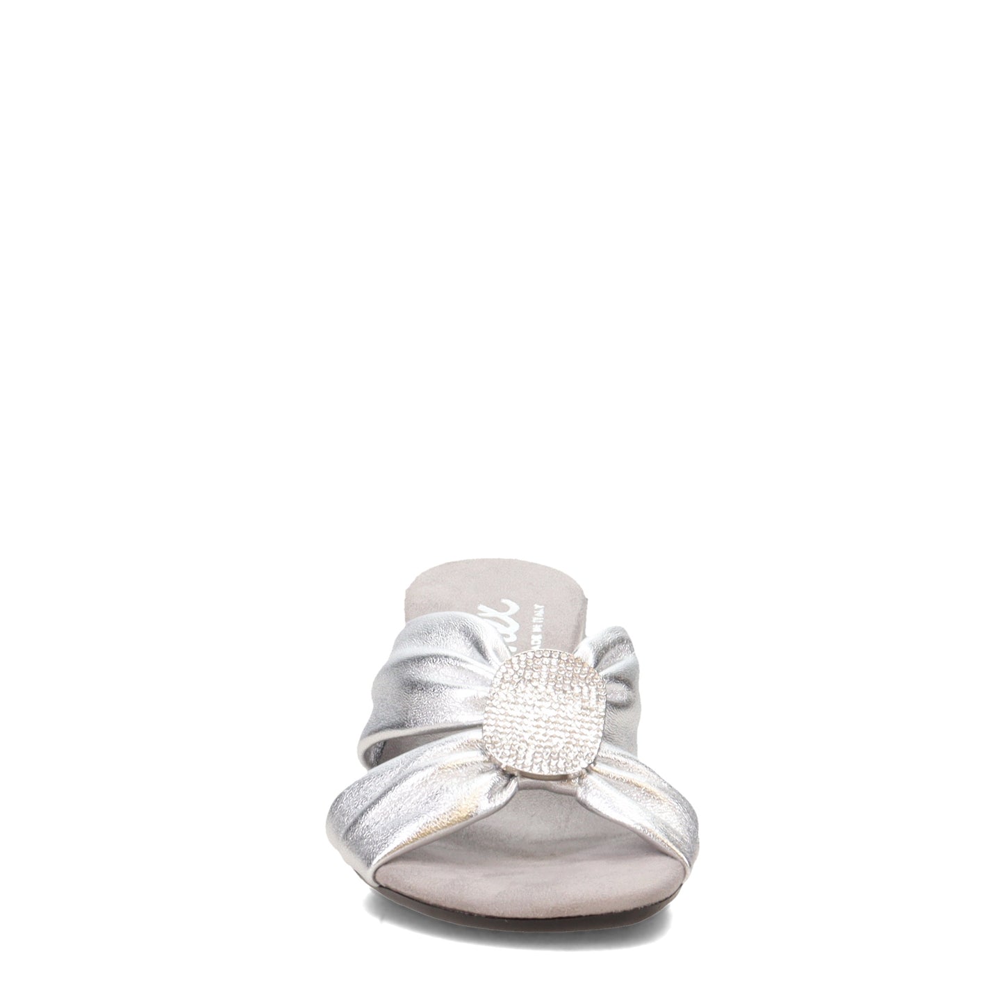 Peltz Shoes Women's Onex Diona Sandal SILVER DIONA-SILVER