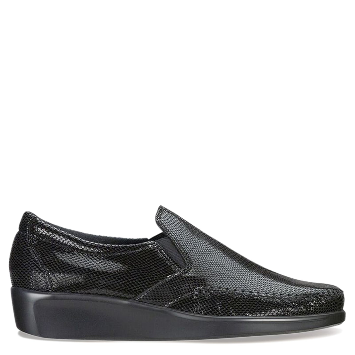Peltz Shoes Women's SAS Dream Slip-On BLACK SNAKE DREAM-BKSNK