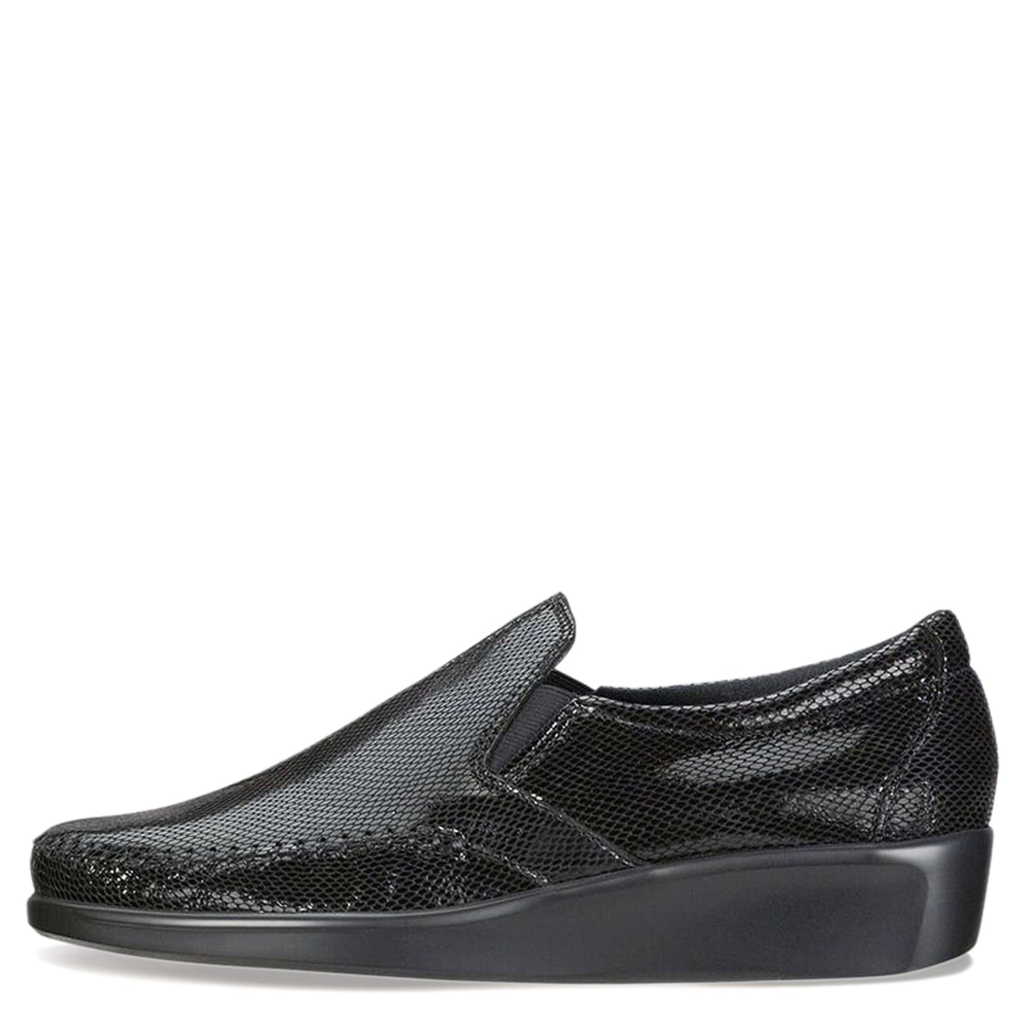 Peltz Shoes Women's SAS Dream Slip-On BLACK SNAKE DREAM-BKSNK