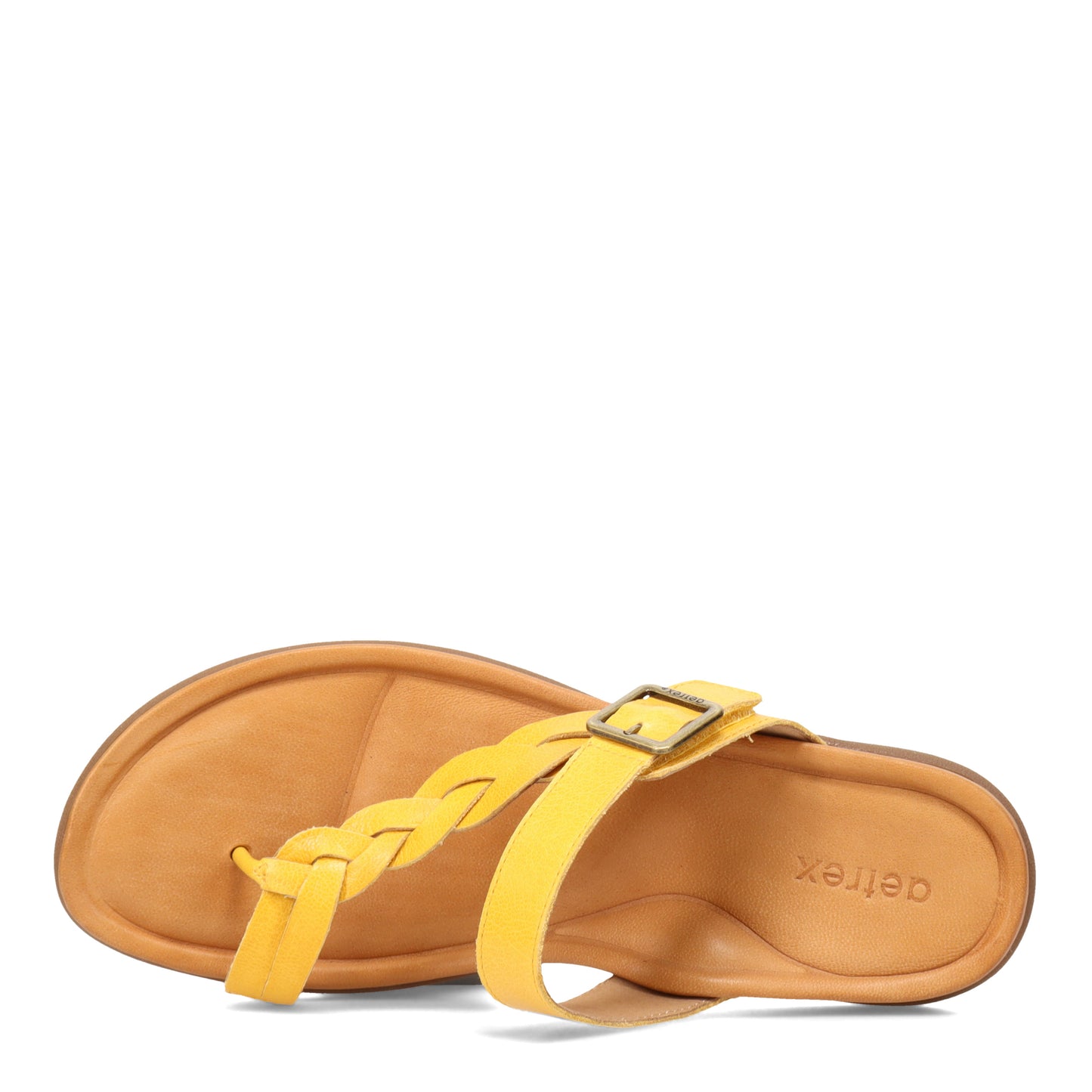 Peltz Shoes Women's Aetrex Selena Sandal SUNFLOWER DS317