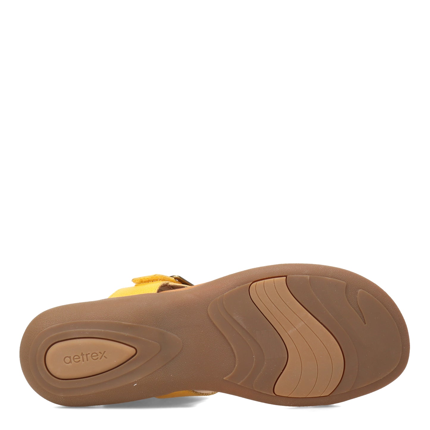 Peltz Shoes Women's Aetrex Selena Sandal SUNFLOWER DS317