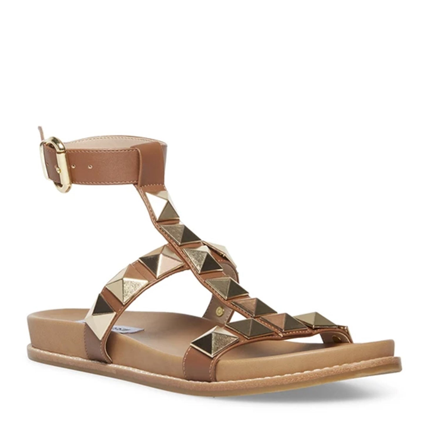 Peltz Shoes Women's Steve Madden Daft Sandal TAN DAFT-TAN