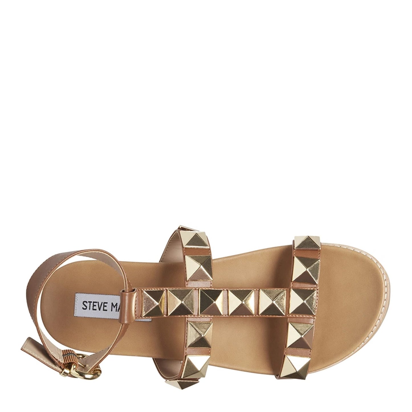 Peltz Shoes Women's Steve Madden Daft Sandal TAN DAFT-TAN