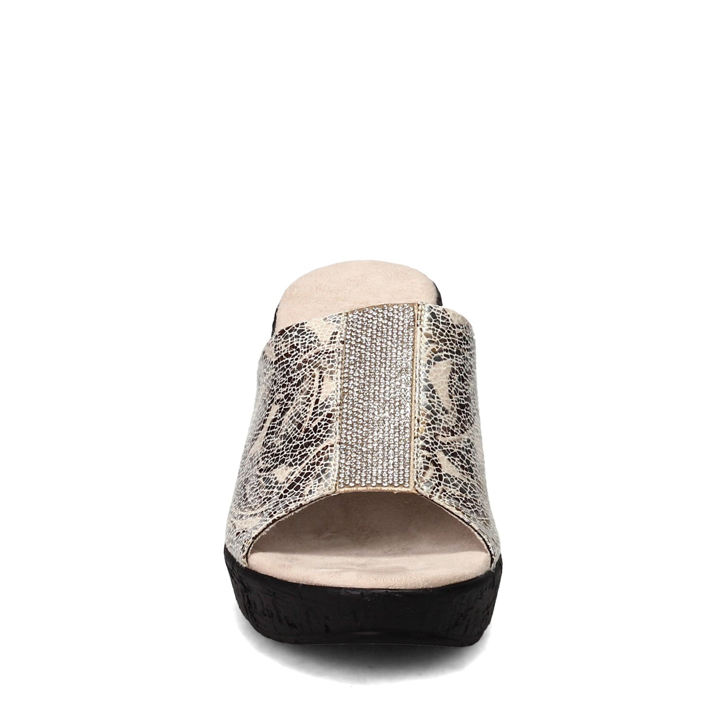 Peltz Shoes Women's Onex Danica Sandal BEIGE MULTI DANICA-BEIGE