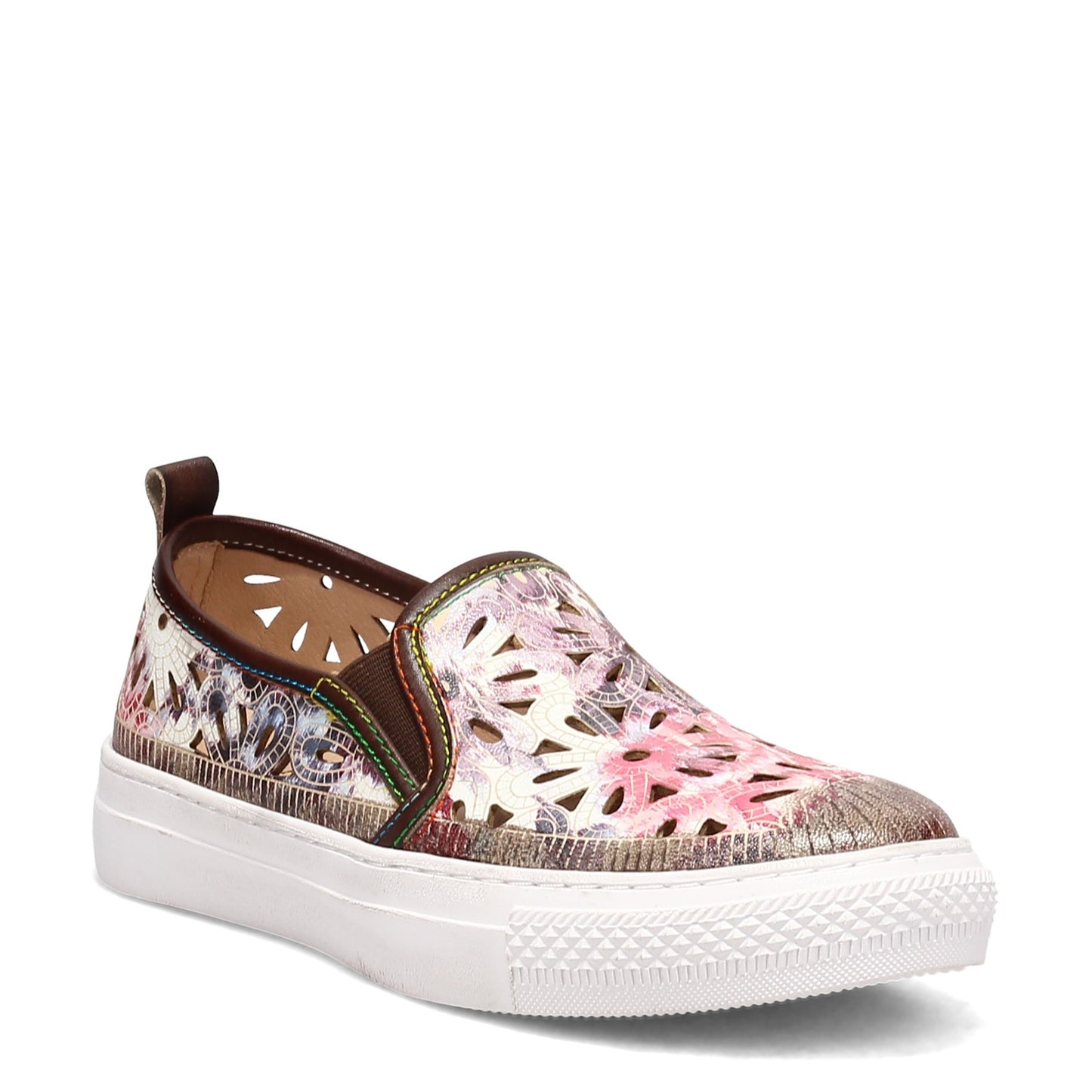Peltz Shoes Women's L`Artiste by Spring Step Denofeden Slip-On Brown DENOFEDEN-BRM